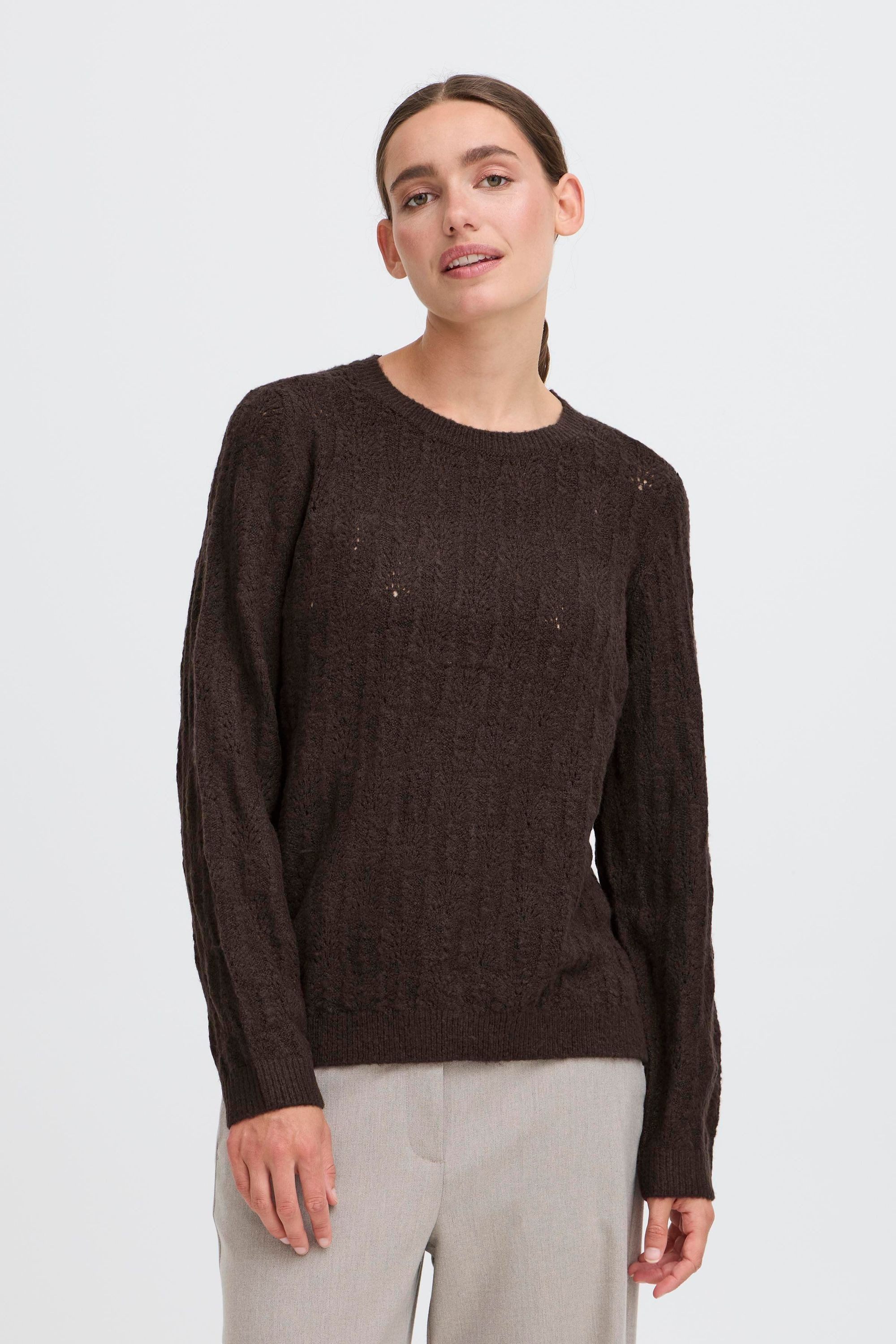 OXMO Rundhalspullover OXFSINVA Modischer Strickpullover mit günstig online kaufen