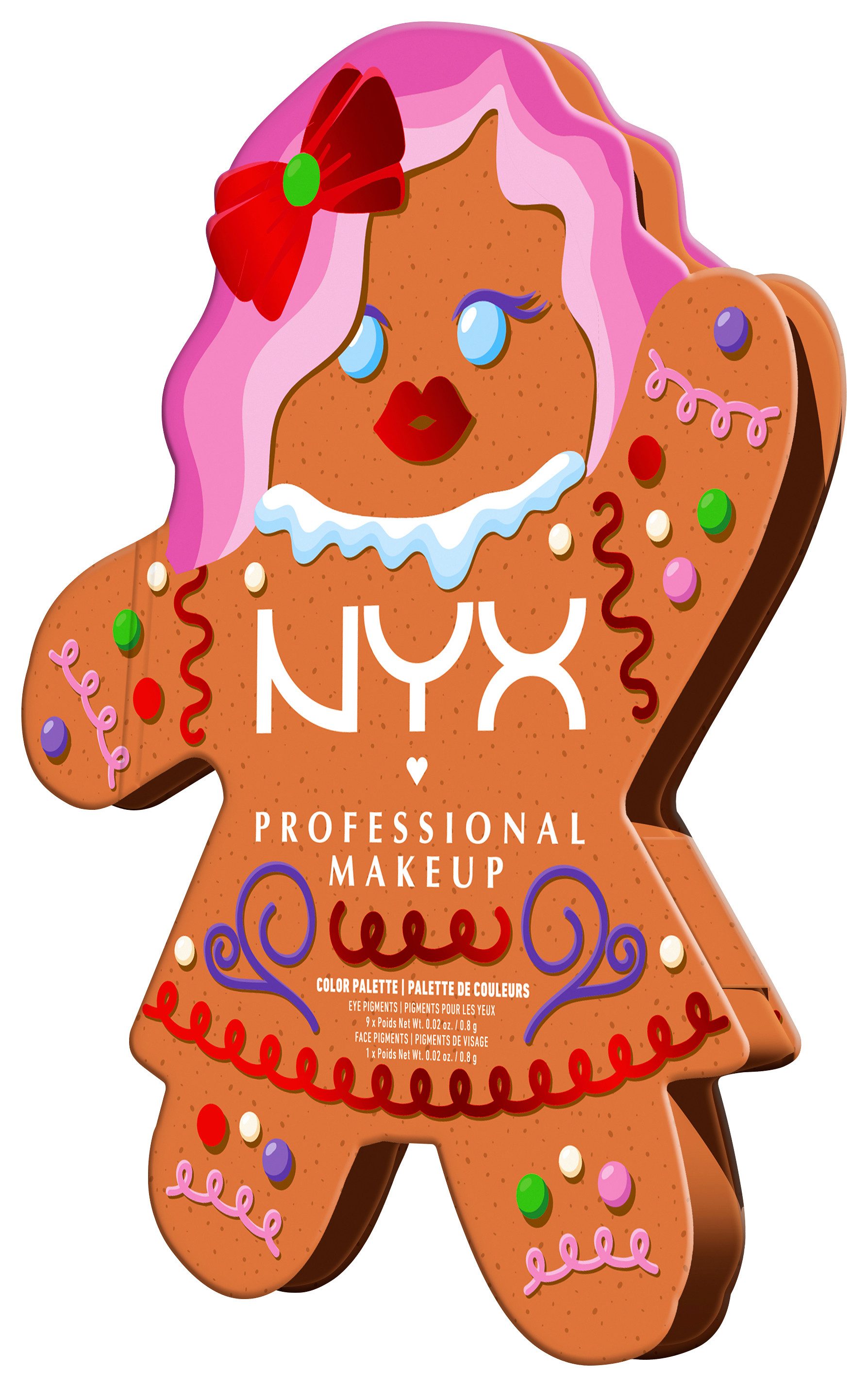 NYX PROFESSIONAL MAKEUP Lidschatten-Palette NYX Professional Makeup Gingerbraddie Palette