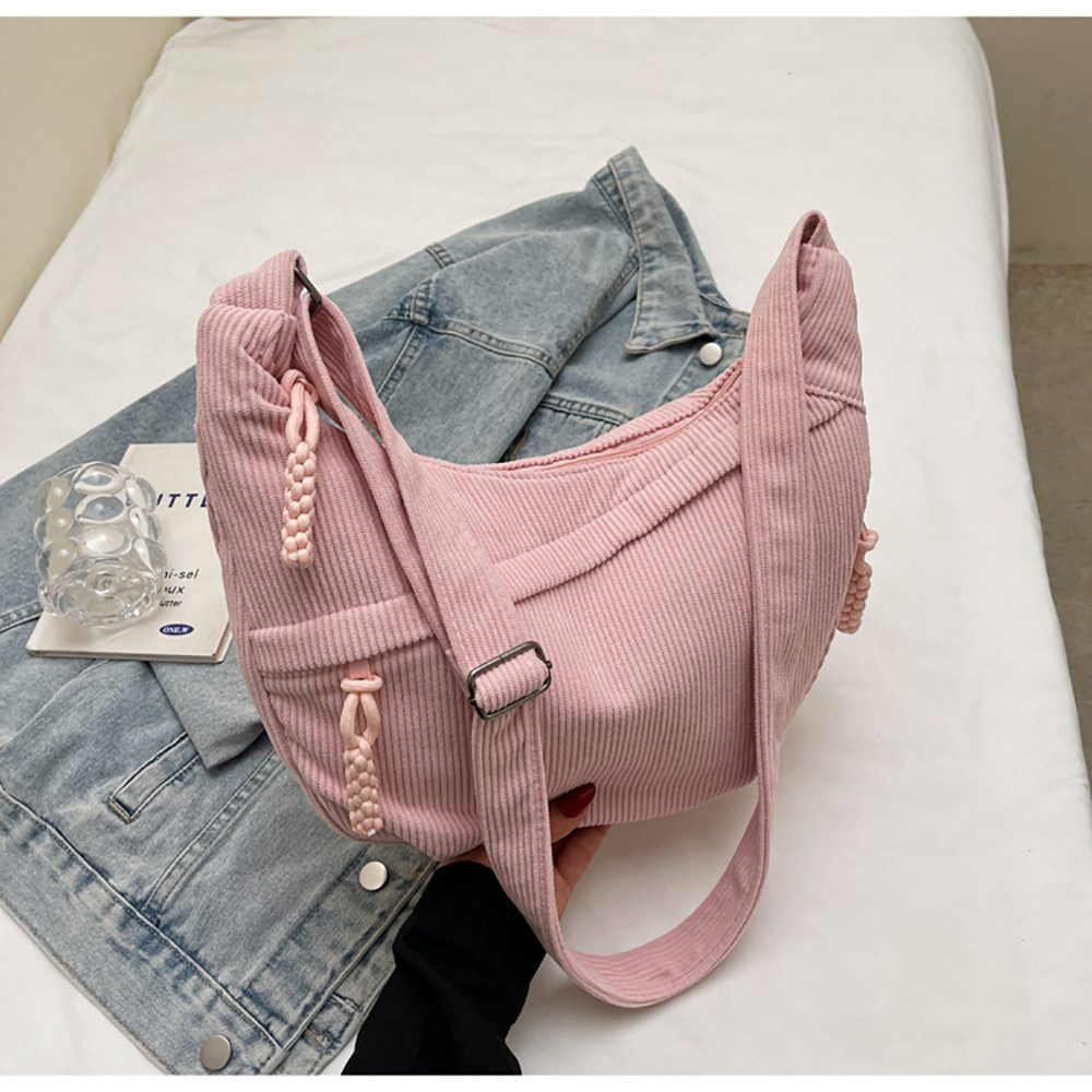 FOUORTUNATE-BEE Schultertasche Crossbody Bag Damen Umhängetasche Halbmond C günstig online kaufen