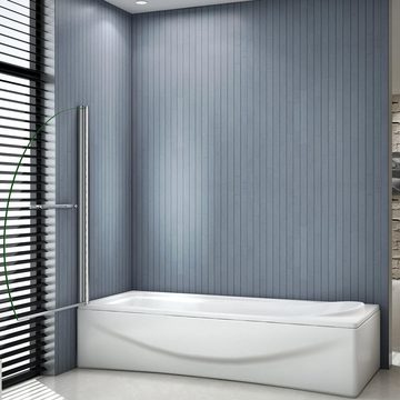 duschspa Badewannenaufsatz 8mm Badewannenaufsatz einzigartige Duschwand auf der Badewanne, Einscheibensicherheitsglas, Sicherheitsglas, (Set), Glas