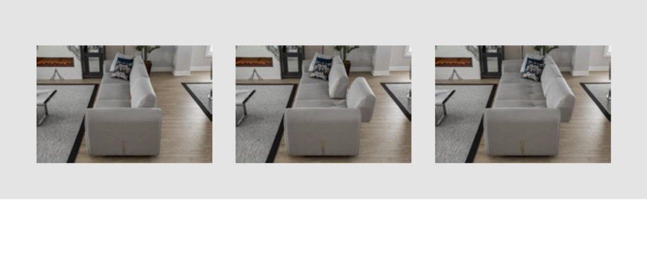 Polster Sitz 3+3+1 Leder Design Wohnzimmer-Set Sofas Sofa, (5-St) JVmoebel Sofagarnitur Couchen Set