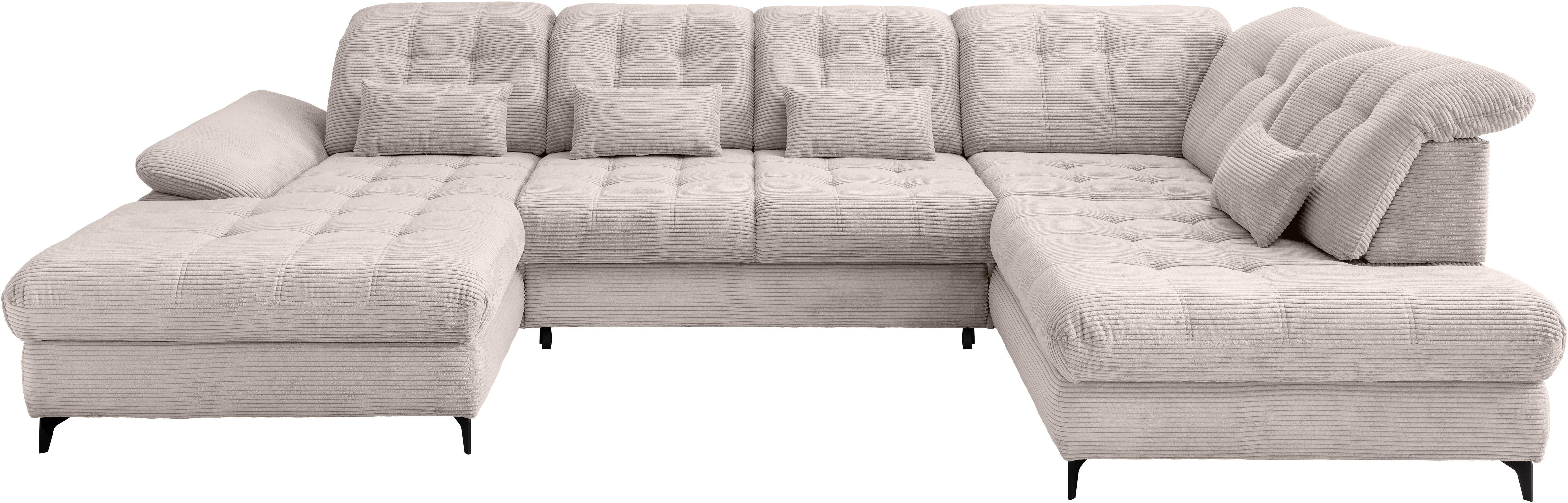 Home affaire Wohnlandschaft Delphino, 3 Teile