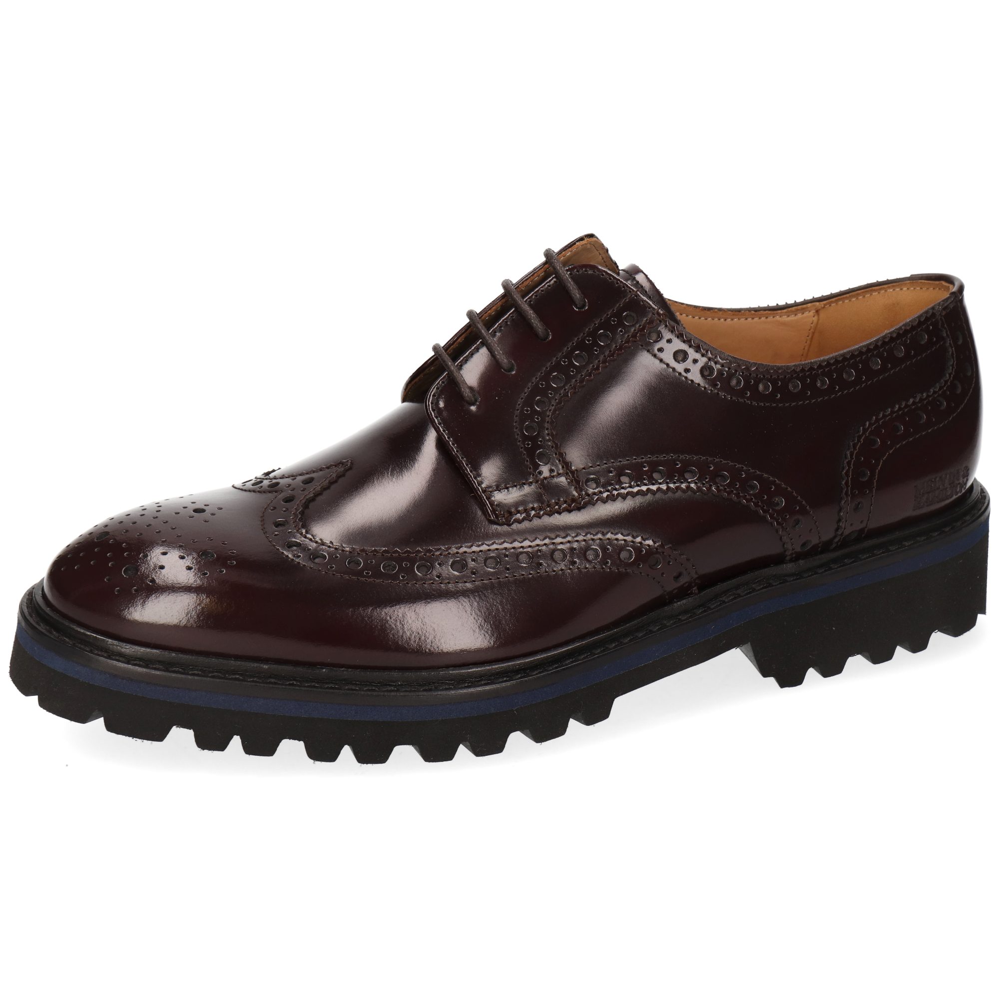 Melvin & Hamilton Matthew 33 Leder-Schnürschuhe für Herren Schnürschuh Flache Absätze, Echtes Leder