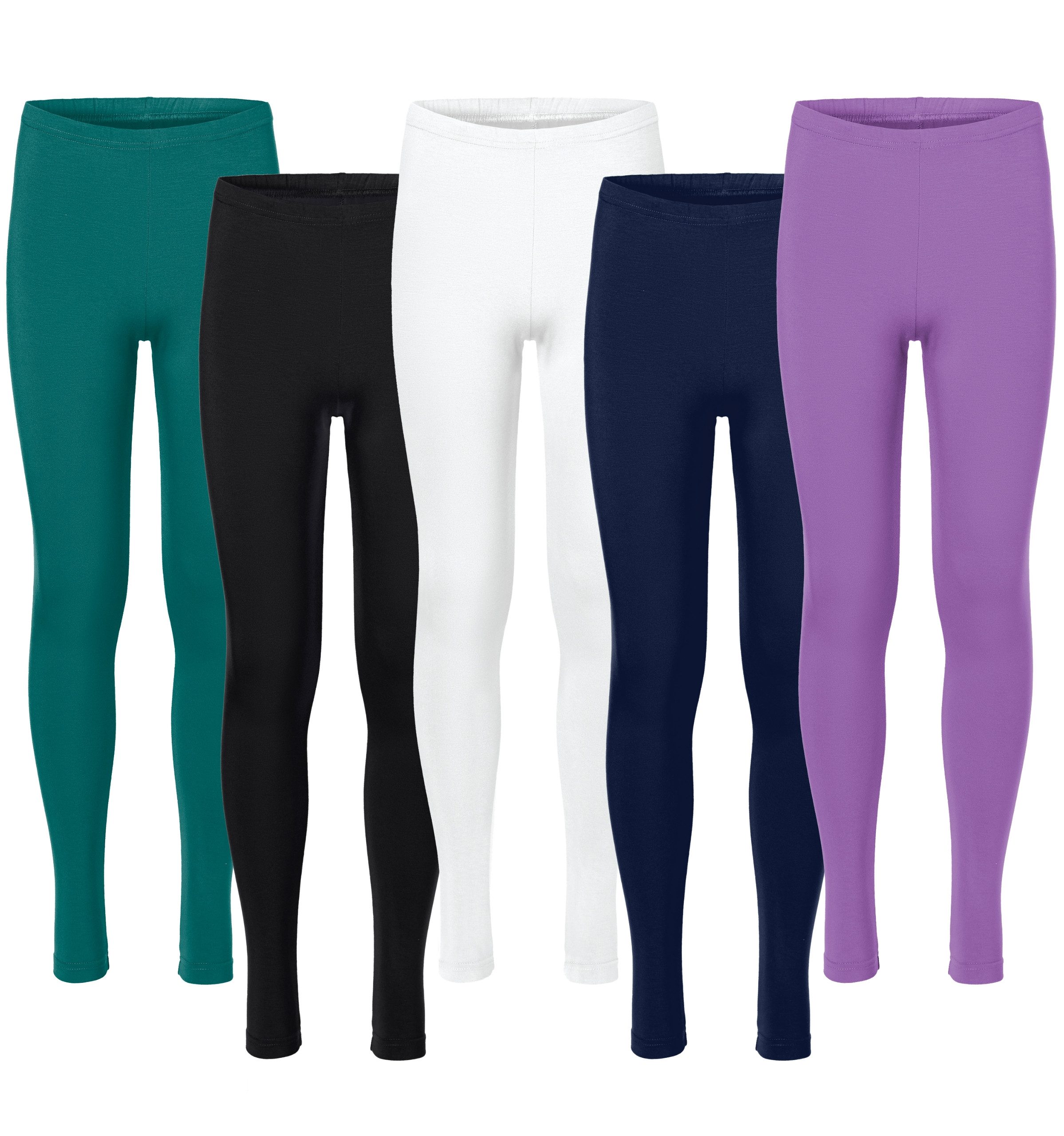 Merry Style Leggings 5er Pack Mädchen Lange Hose Freizeithose MS10-130 (5-tlg)