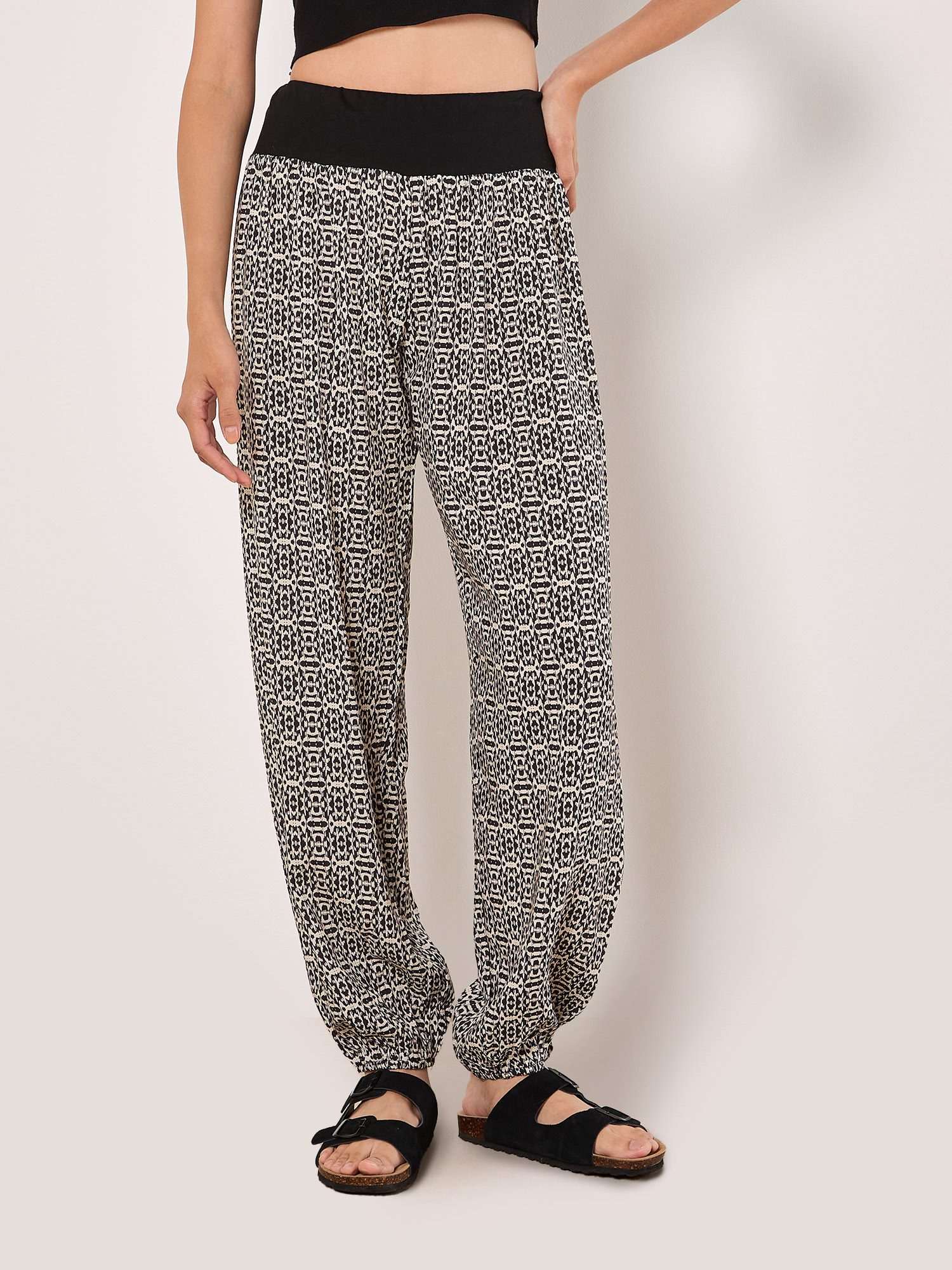 Apricot Jogger Pants Ikat-Jersey-Jogginghose, mit Gummibund günstig online kaufen
