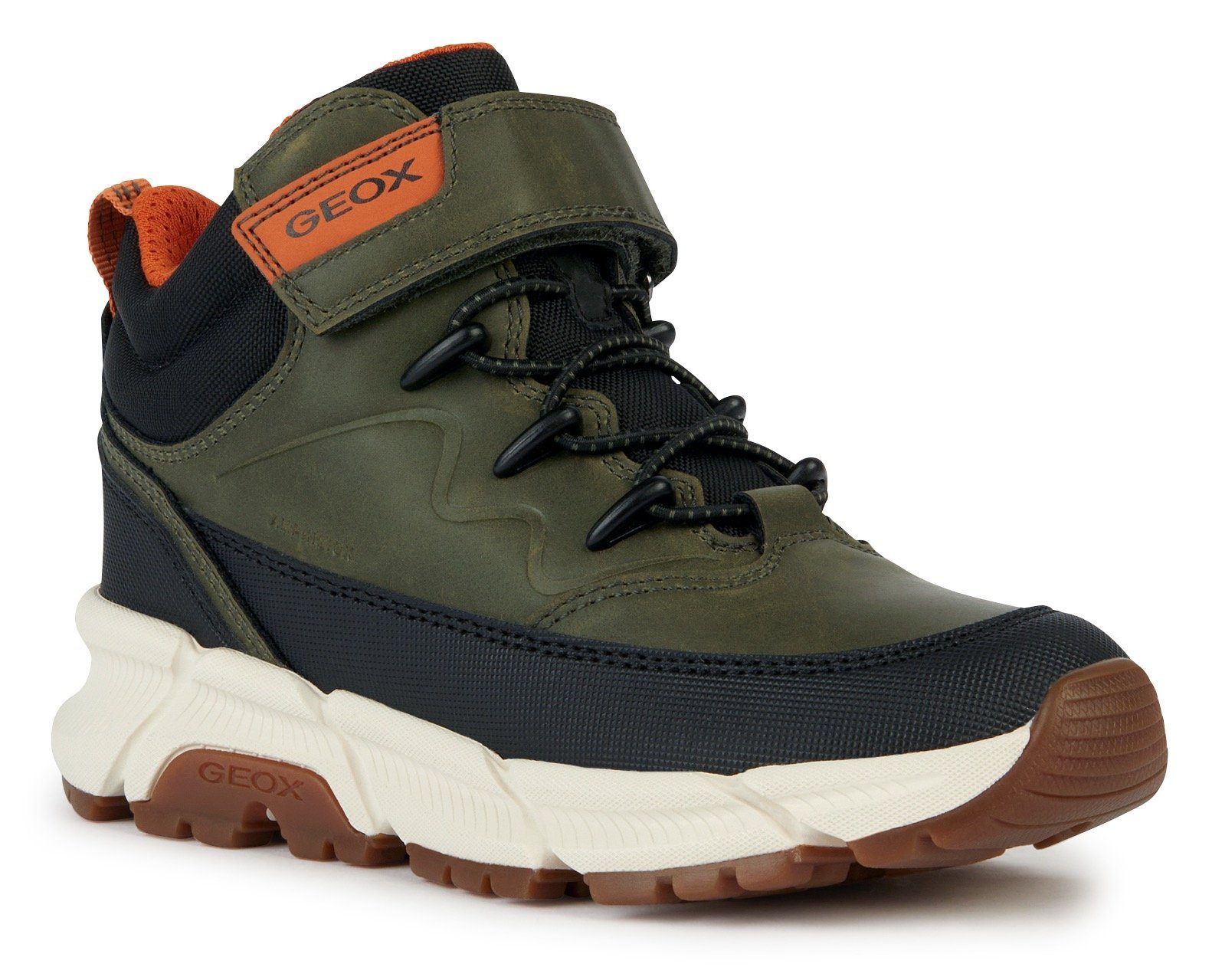 Geox J FLEXYPER PLUS BOY ABX Winterboots Sneaker mit Geox Spezial Membrane, Größenschablone zum Download