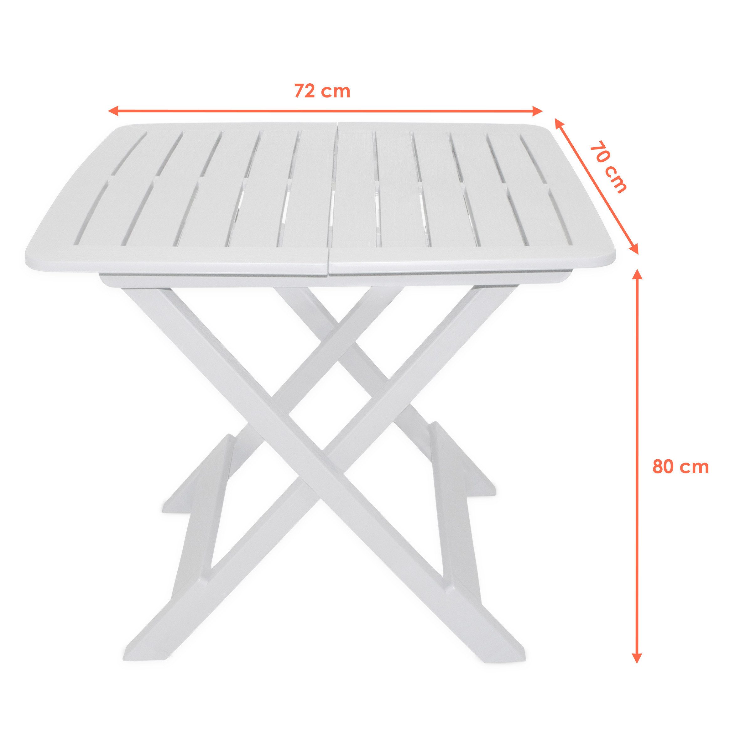 Spetebo Gartentisch Klapptisch Tevere - 72 günstig online kaufen