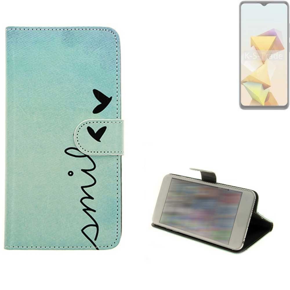 K-S-Trade Handyhülle für ZTE Blade A73 5G, Schutz Hülle Handy Hülle Hülle Handyhülle cover bookstyle Etui