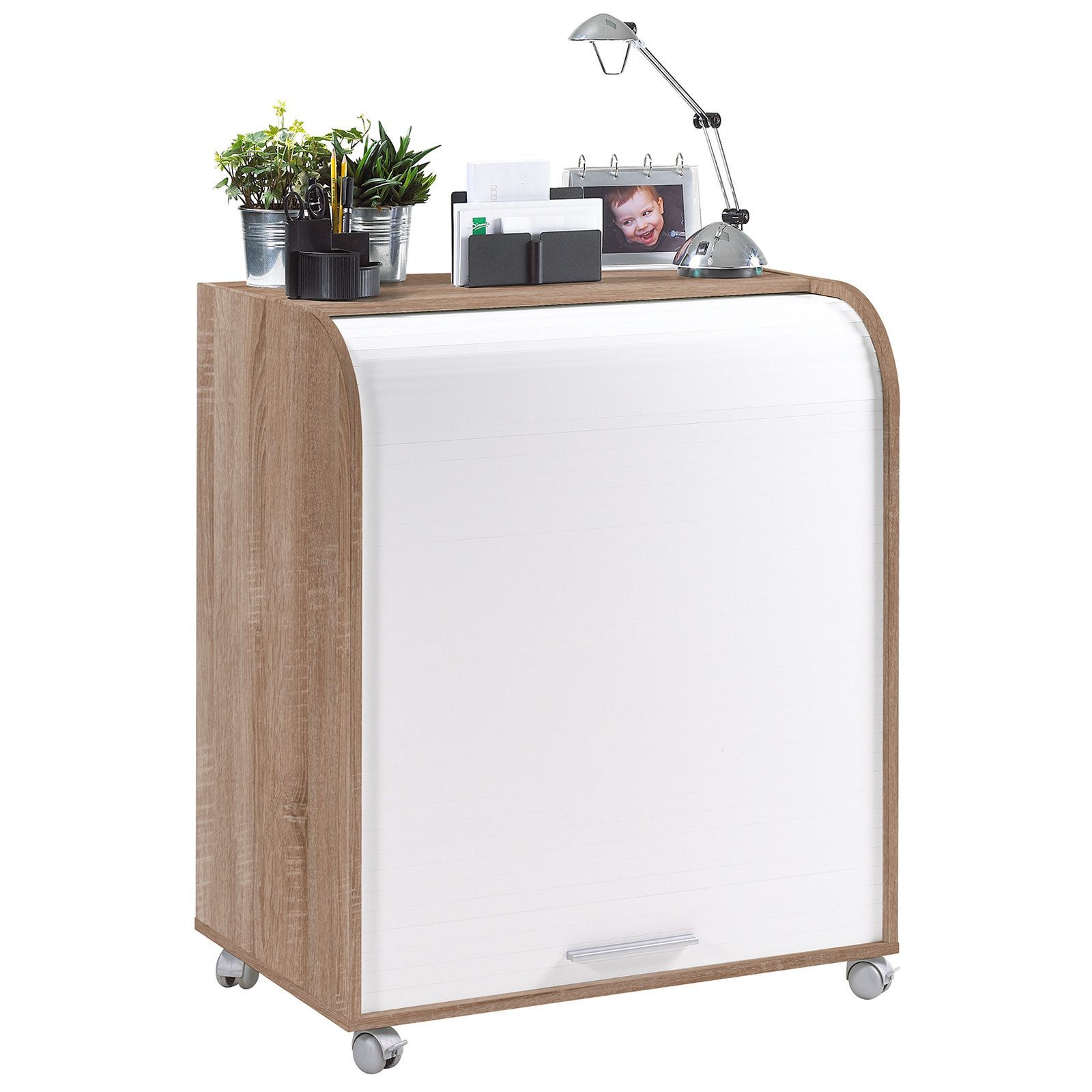 SIMMOB Schreibtisch MUST095CNB, Mobiler Schreibtisch Computertisch mit Lauf günstig online kaufen