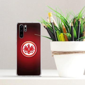 DeinDesign Handyhülle Eintracht Frankfurt Offizielles Lizenzprodukt Wappen, Huawei P30 Pro Silikon Hülle Bumper Case Handy Schutzhülle