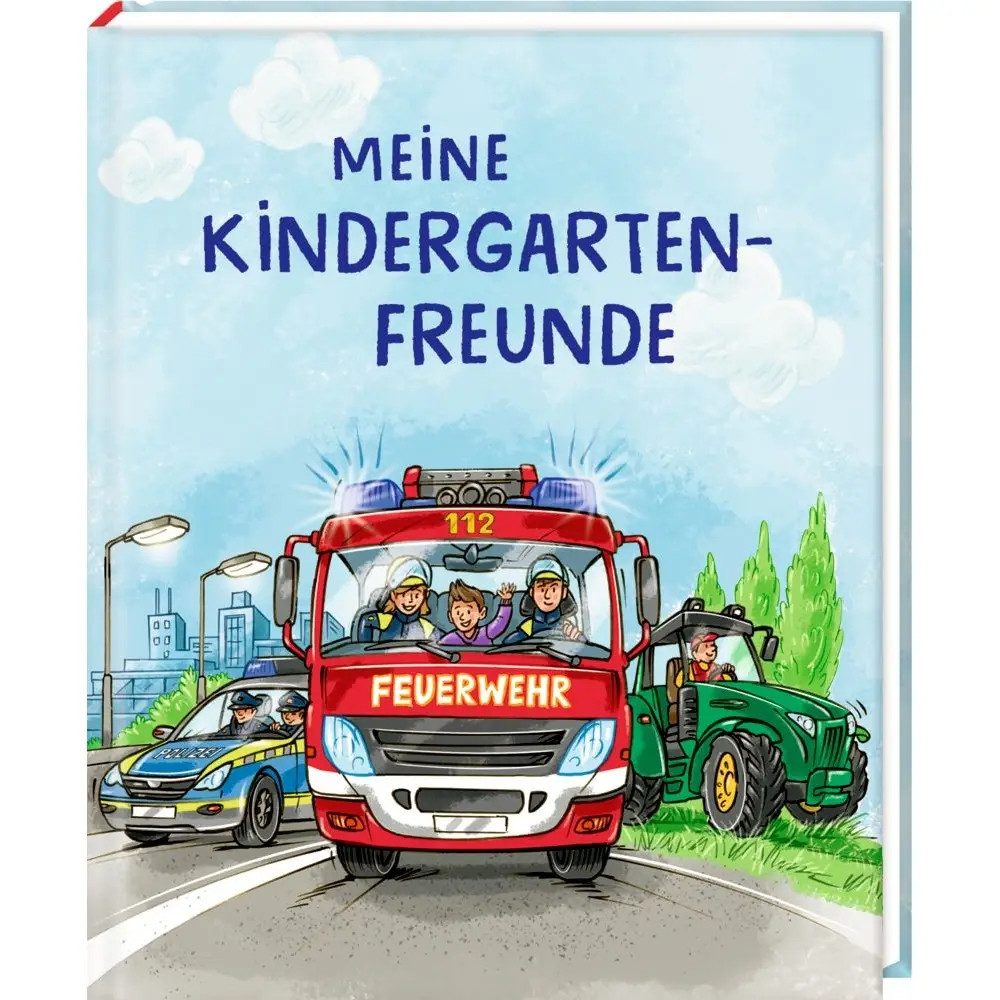 COPPENRATH DIE SPIEGELBURG Poesiealbum Freundebuch: Bunte Fahrzeuge - Meine Kindergartenfreunde