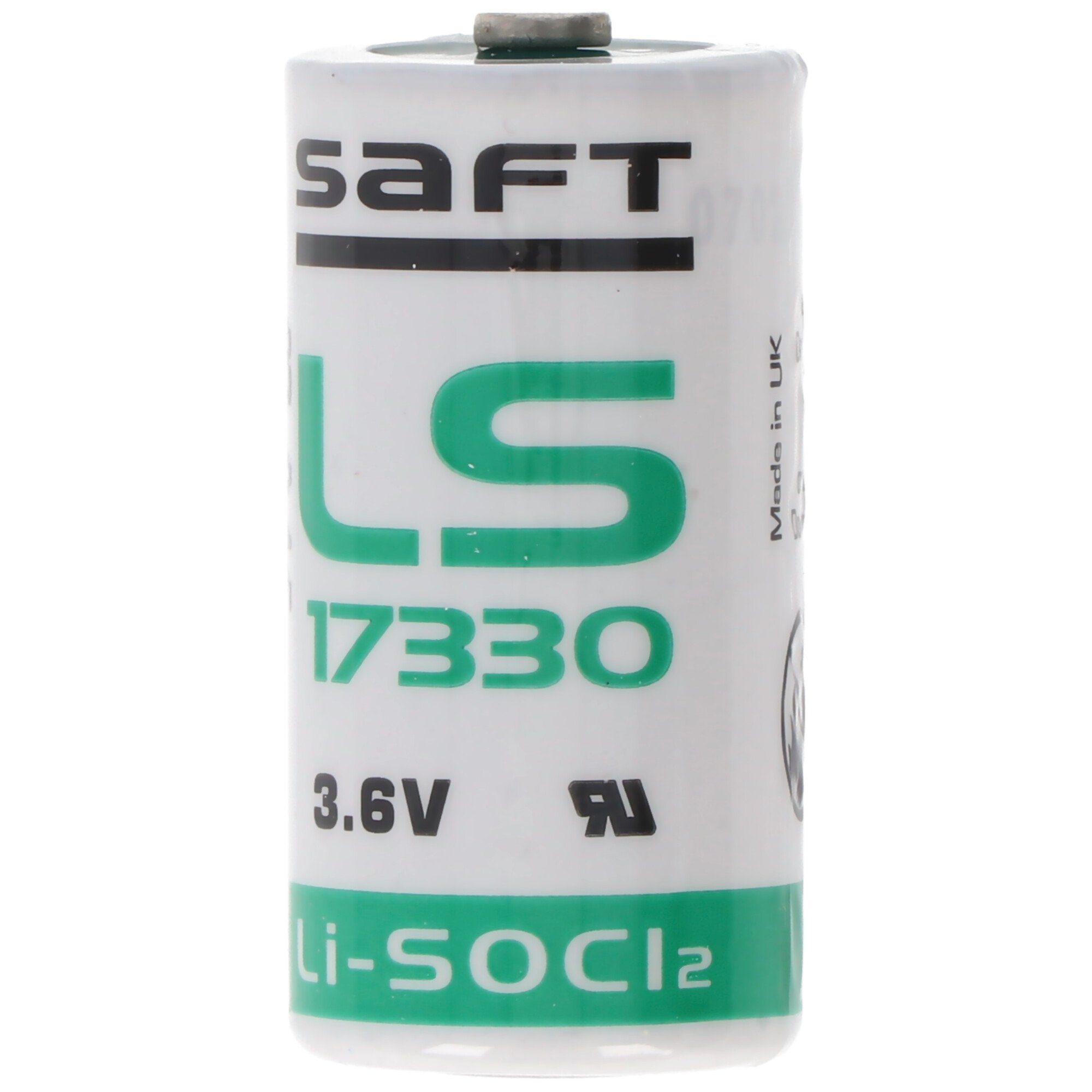 2,1 V) 3,6 (3,6 LS-17330 Batterie, V Ah Saft Lithium Saft