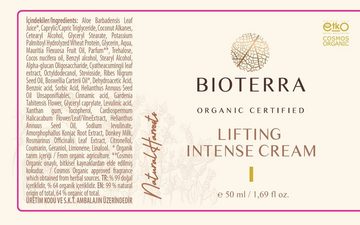 BIOTERRA Straffungspflege Bio Lifting Intensiv Creme 50ml für glatte & sichtbar geliftete Haut, 1-tlg., 50 ml, straffend, Anti-Aging, regenerierend, feuchtigkeitsspendend
