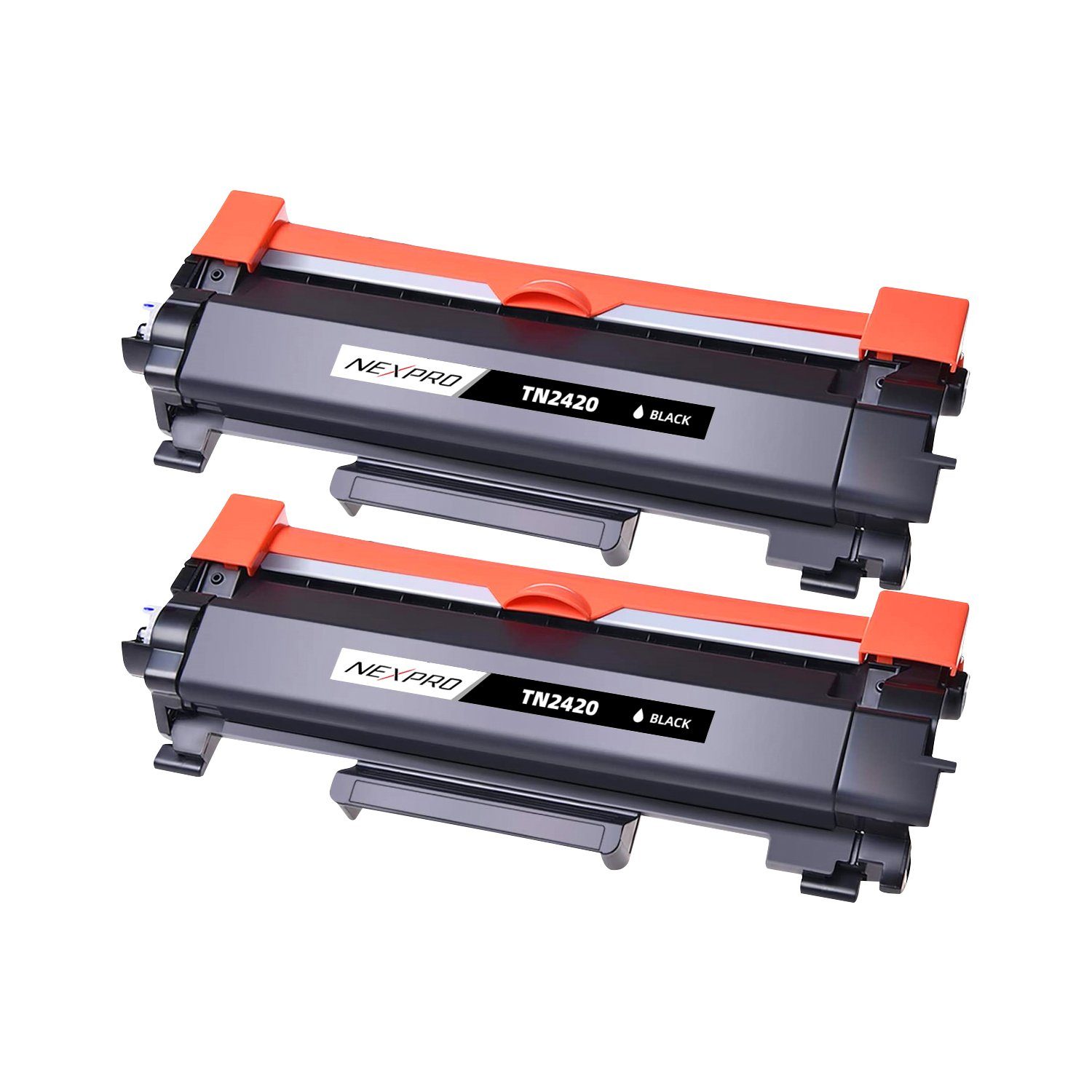 NEXPRO Tonerpatrone 2PK TN 2420 TN-2410 Toner für Brother HL-L2310D DCP-L2510D MFC-L2710DN, (Packung, Druckleistung bis ca. 3000 Seiten), Brother TN2420 für DCP-L2510D L2530DW L2550DN Schwarz Toner