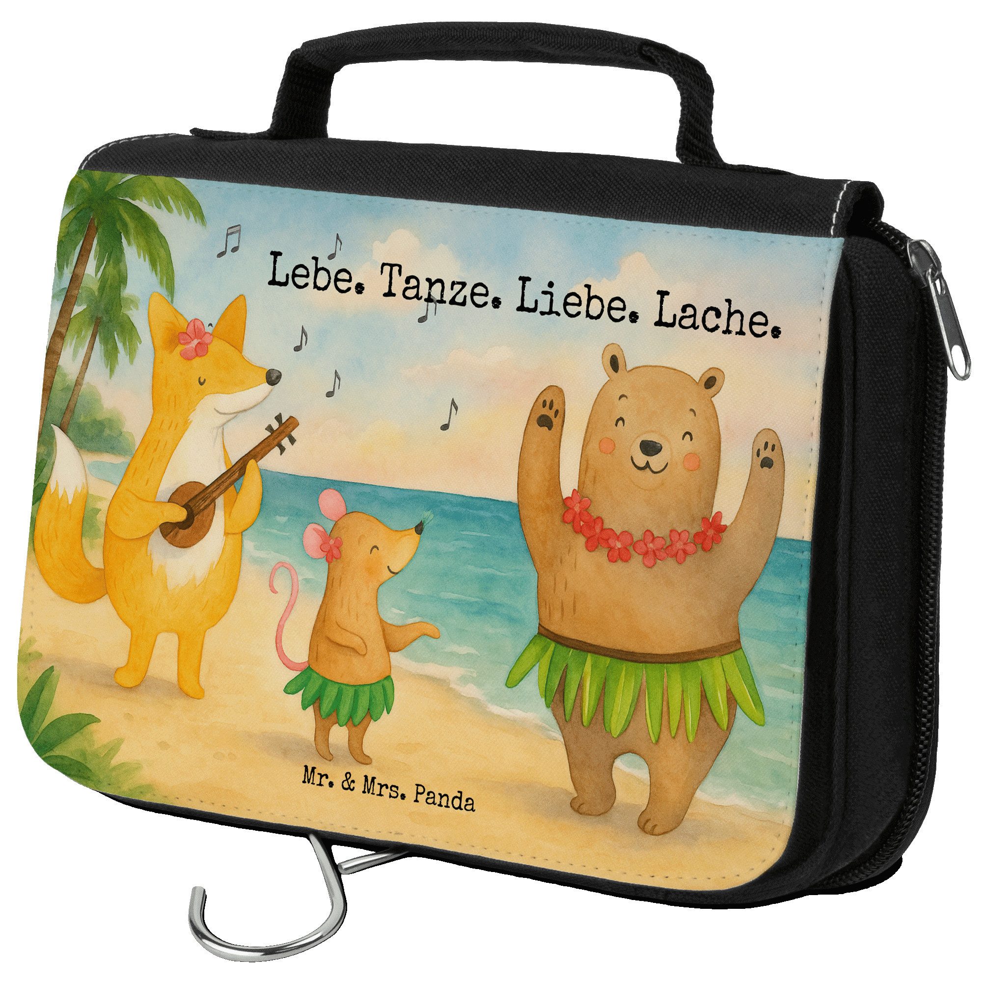 Kulturbeutel Waldtiere Aloha Design, Kulturbeutel, Weiß, Make-Up Tasche, Schminkta