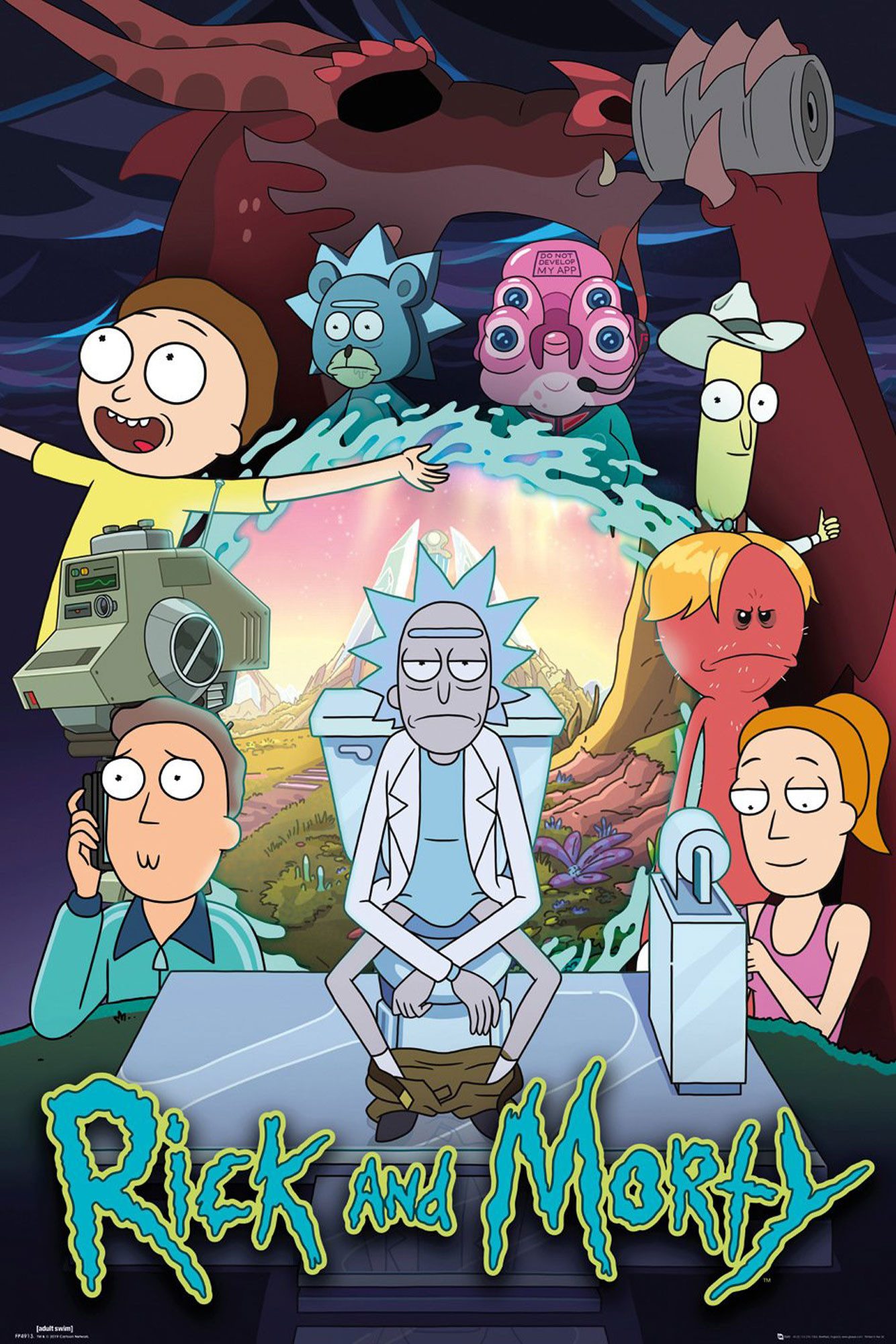 Poster Rick & Morty - Poster - Season 4