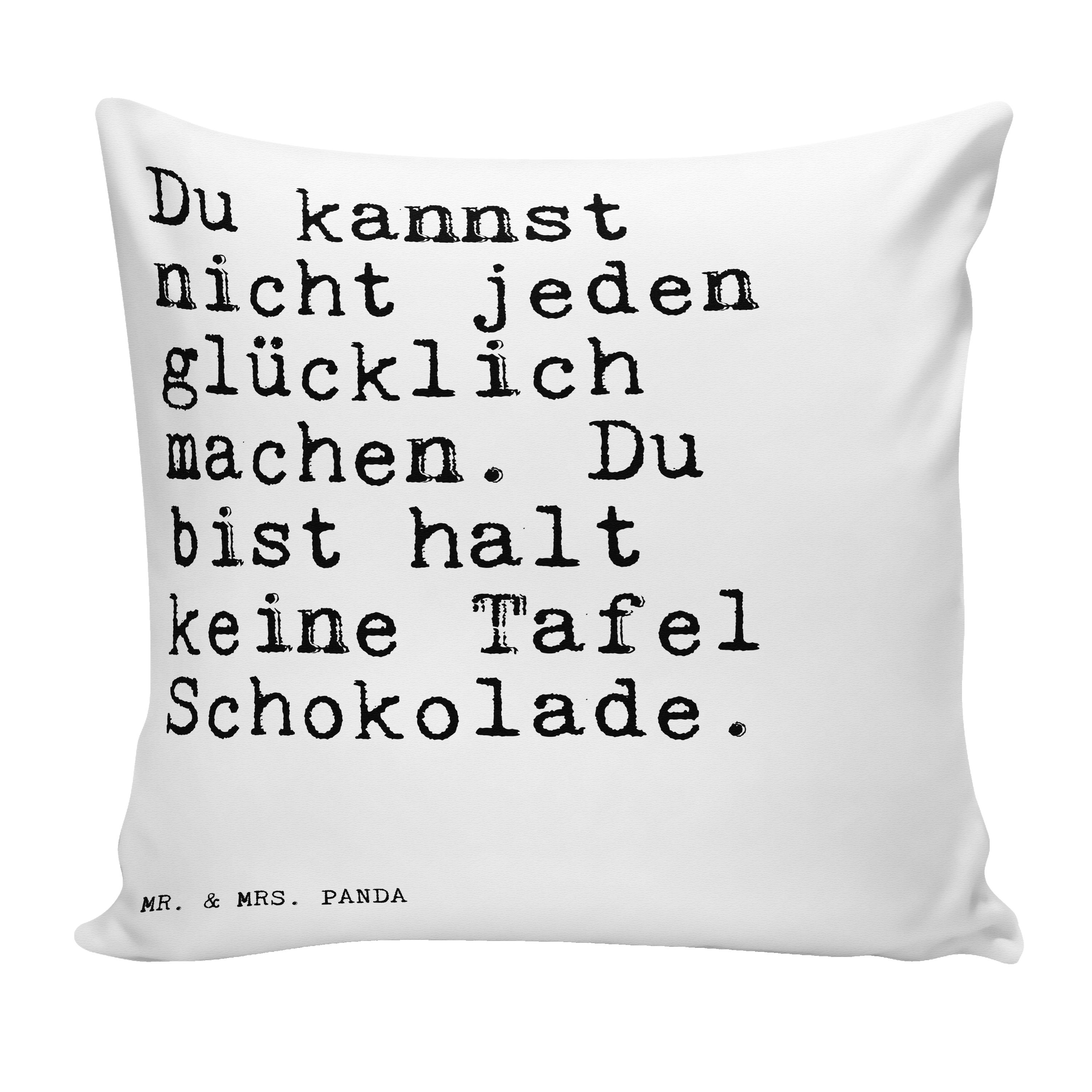 Mr. & Mrs. Panda Dekokissen »Du kannst nicht jeden... Weiß Geschenk