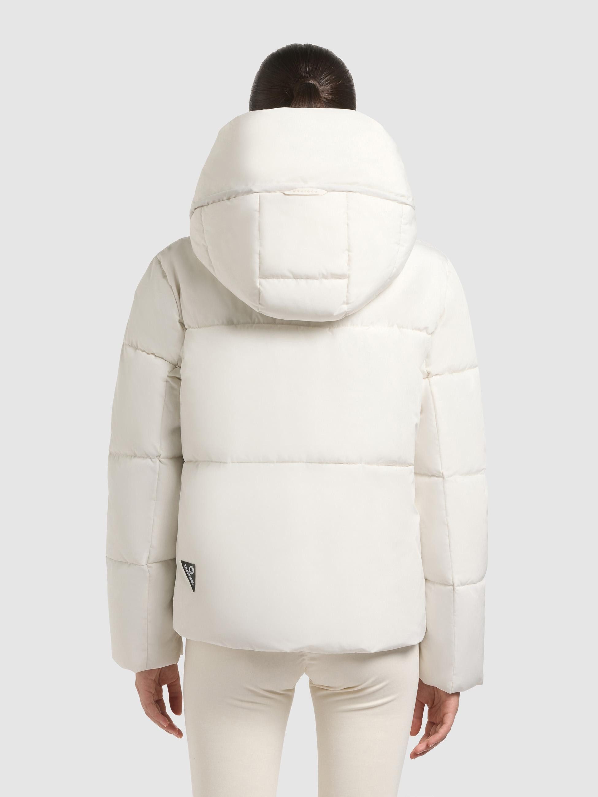 khujo Steppjacke Audrey Matt Warme Winterjacke mit verstellbarer Kapuze