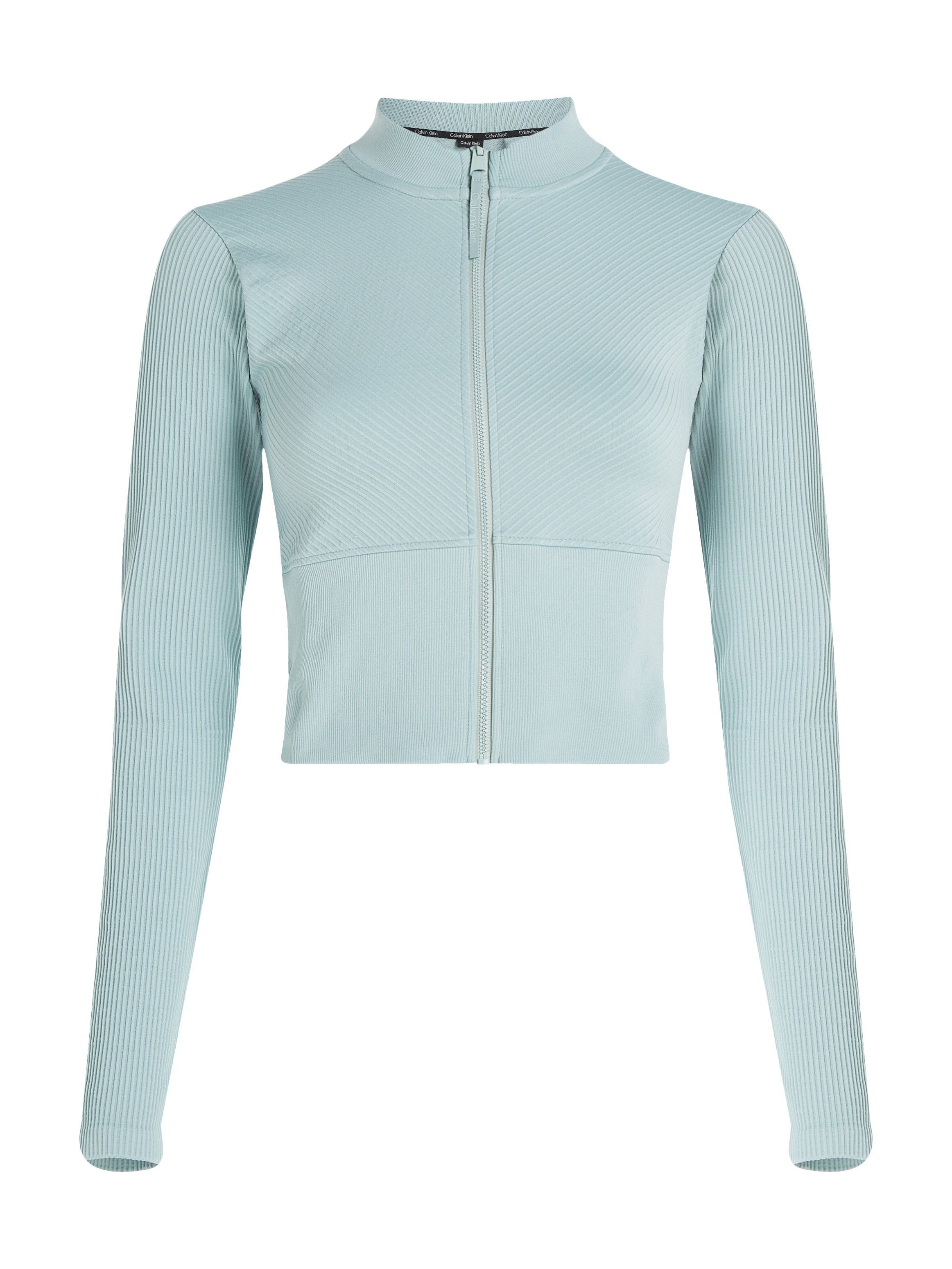 Calvin Klein Sport Stehkragenpullover Zip Jacket blau Seamless Full WO 