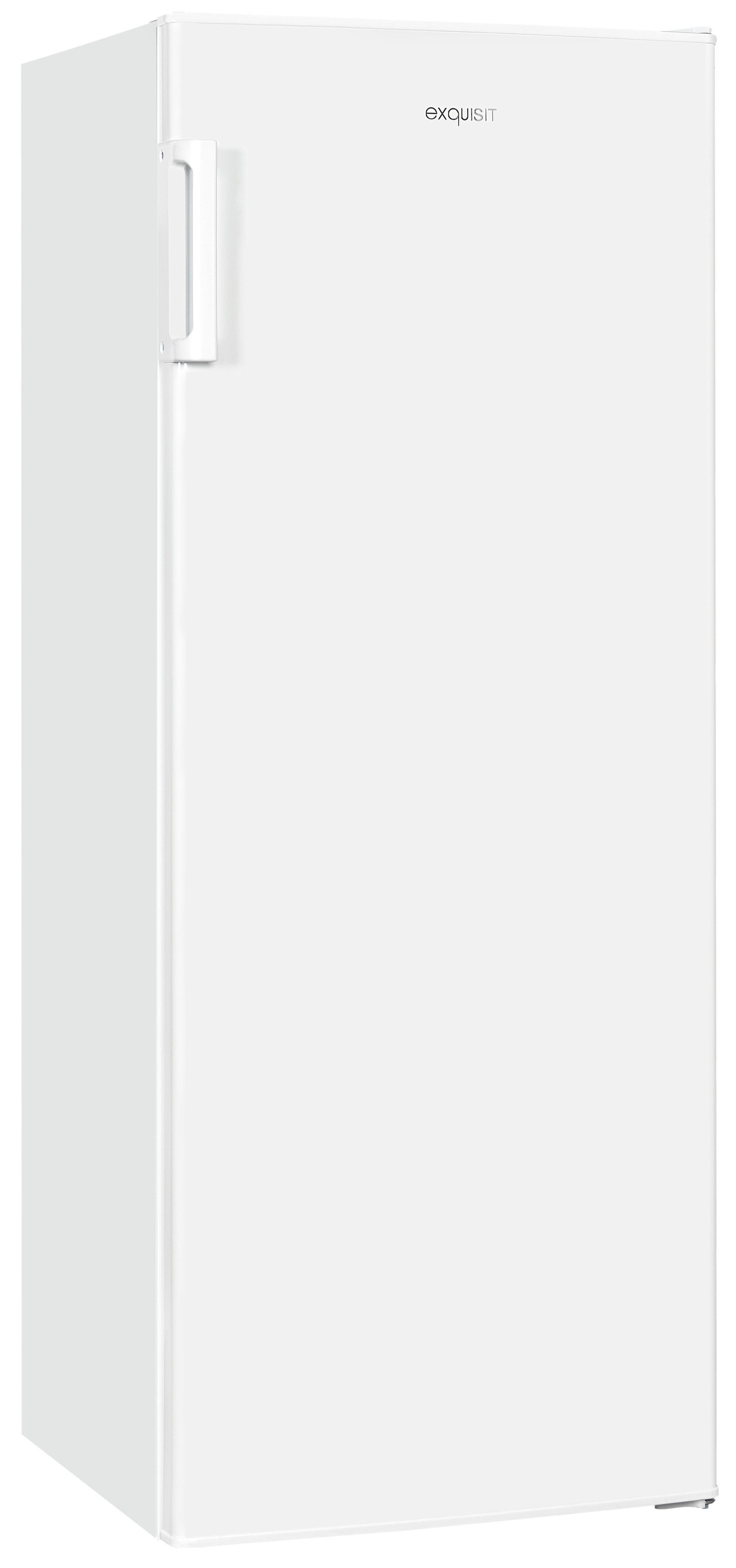 exquisit Gefrierschrank GS230-H-040D, 142,6 cm hoch, 54,4 cm breit, 4*-Gefrierschrank mit praktischem Griff – leicht & bequem zu öffnen