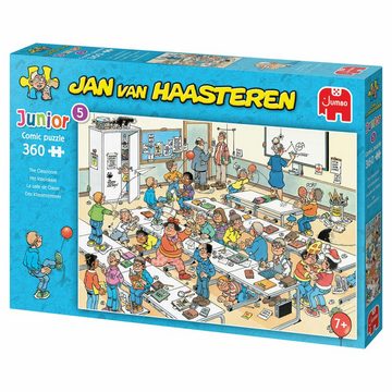 Jumbo Spiele Puzzle Jan van Haasteren Junior Klassenzimmer 360 Teile, 360 Puzzleteile
