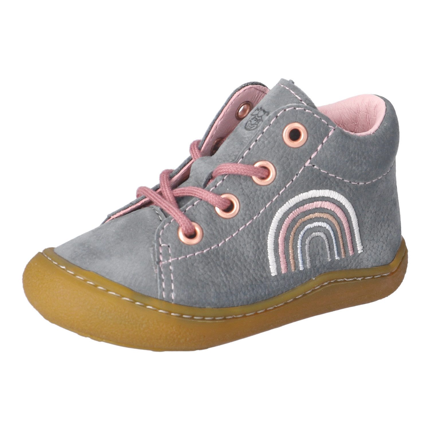 PEPINO by RICOSTA Kally Lauflernschuh Babyschuh, Pre Walker mit Stickerei, Größenschablone zum Download