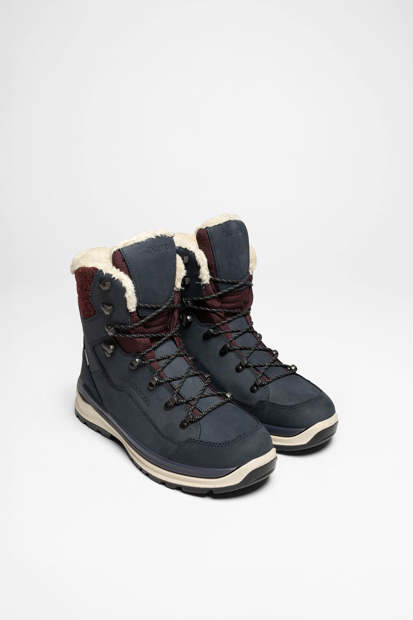 Lowa Lowa Renegade Evo ICE 2 GTX Ws Navy/Rot Damen Wanderschuh Winterstiefel