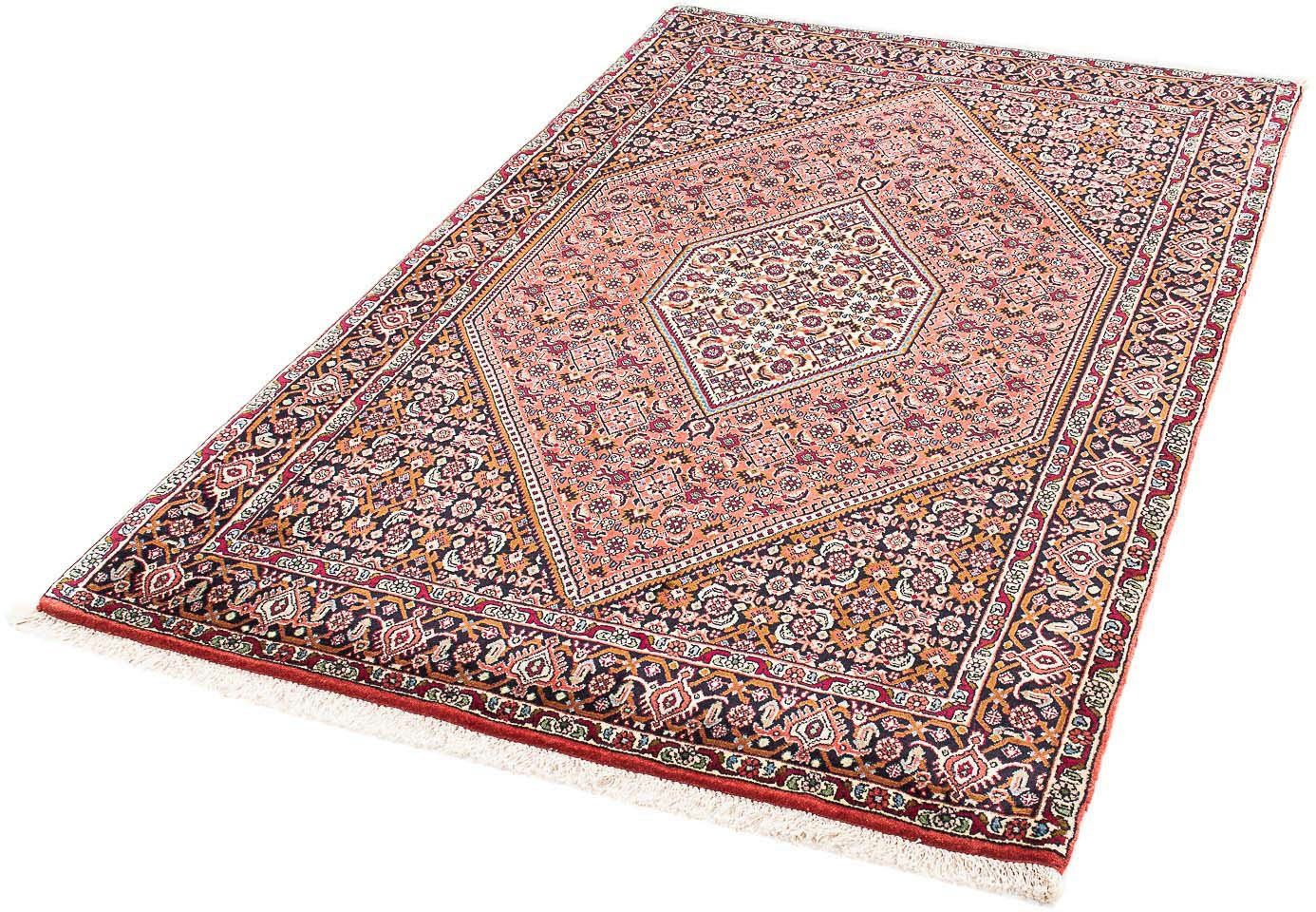 Wollteppich Bidjar - Zanjan Medaillon 140 x 87 cm, morgenland, rechteckig, Höhe: 15 mm, Handgeknüpft | Kurzflor-Teppiche