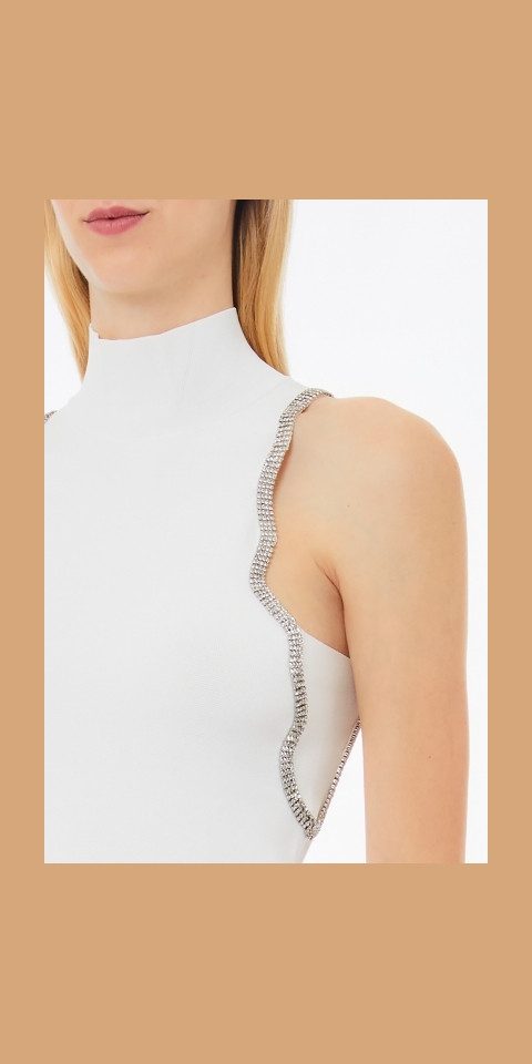 Liu Jo Tanktop – sexy Partytop mit Strass - mit Strass