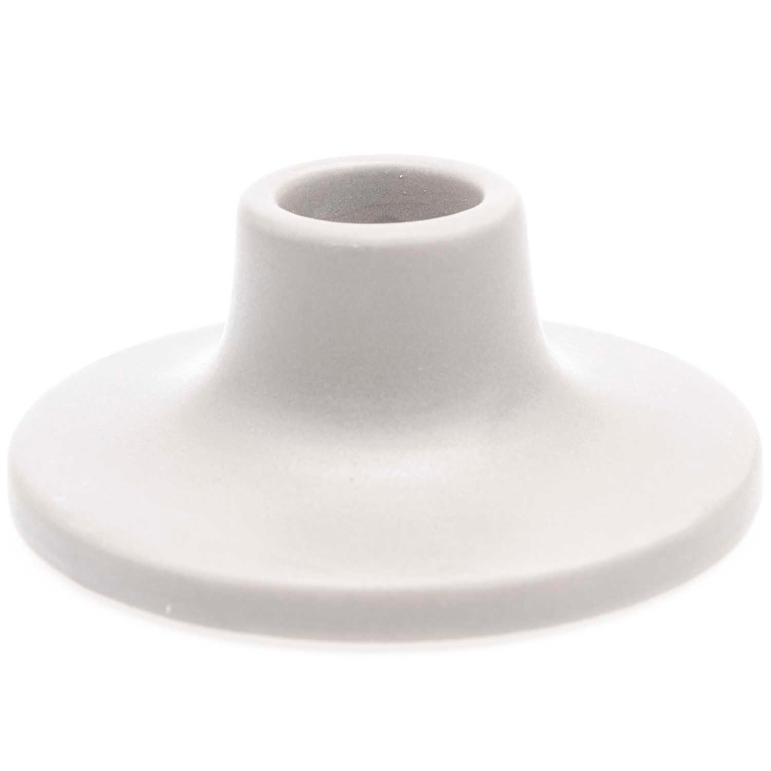 Kerzenhalter Porzellankerzenhalter, weiß, 8x8x3,5cm Kerzenständer