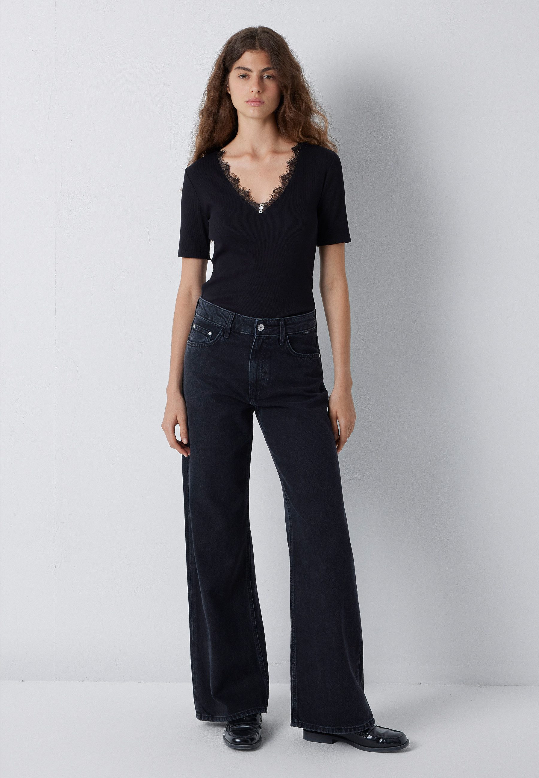 Mavi V-Shirt FASHION JERSEY Spitzen Top