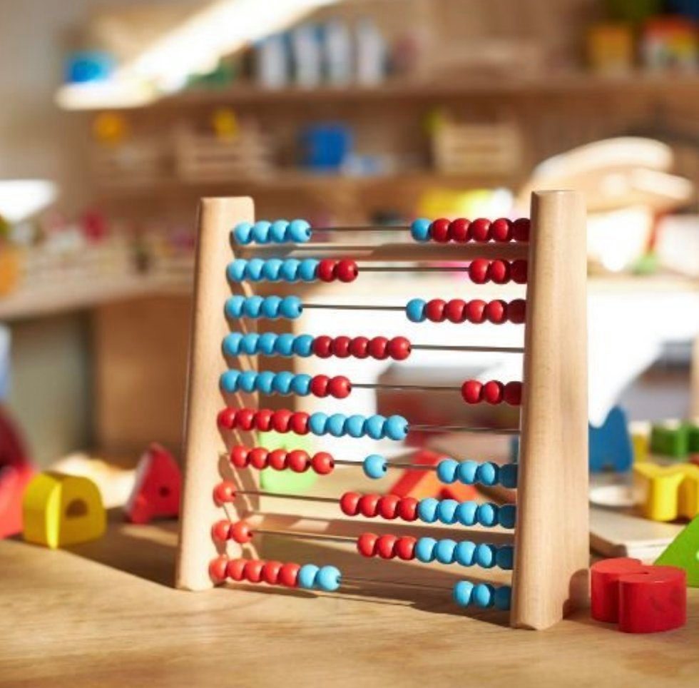 goki Rechenschieber Rechenrahmen 100 Perlen Holz-Rechenrahmen günstig online kaufen