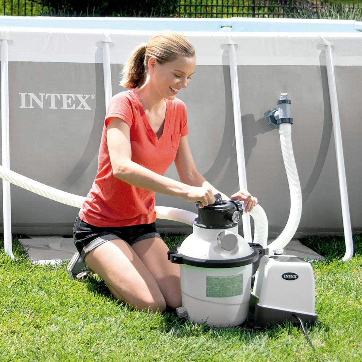 Intex Sandfilteranlage Sandfilterpumpe & Salzwasser System günstig online kaufen