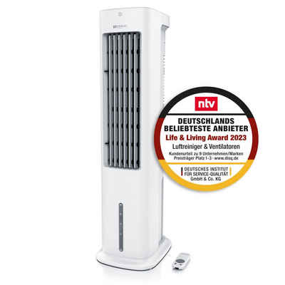 Brandson Ventilatorkombigerät, mobiler Luftkühler mit Wasserkühlung, 55W, 5L Wassertank, Klimagerät