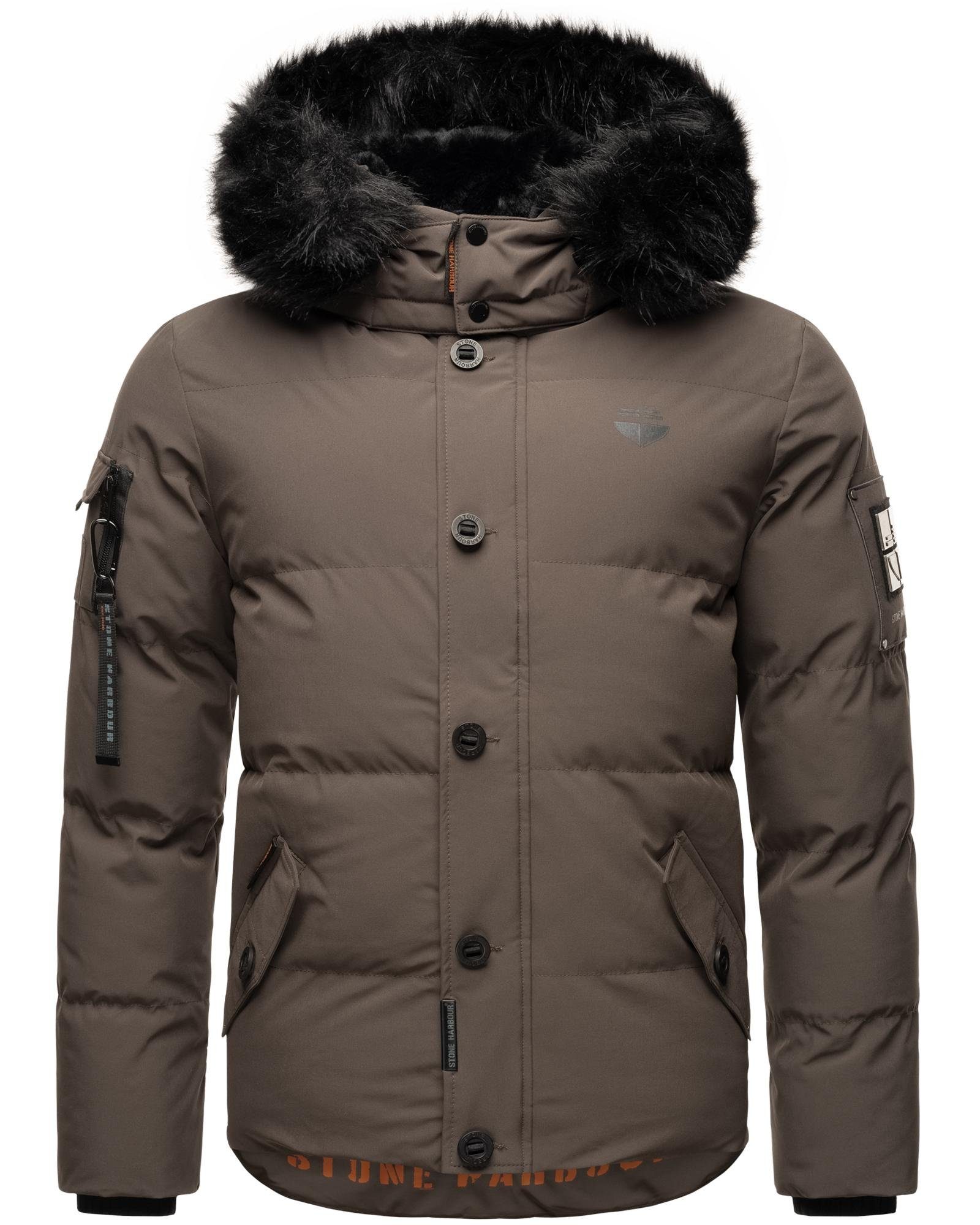 Stone Harbour Winterjacke "Halvaar" mit Kapuze stylischer Winterparka mit a günstig online kaufen