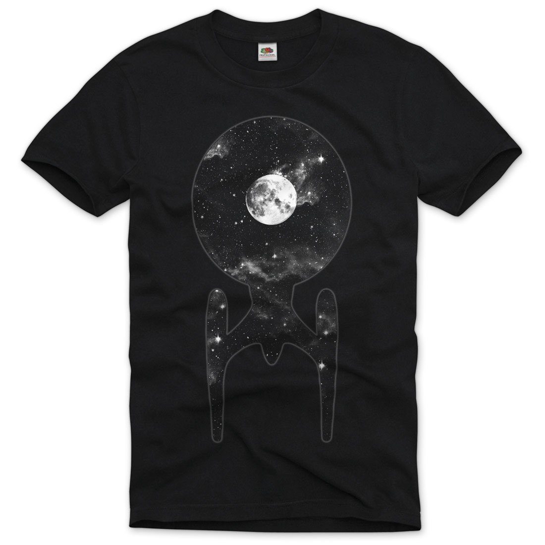 style3 Print-Shirt Herren trekkie T-Shirt uss Trek trekkie enterprise blau Raumschiff ncc-1701-d star