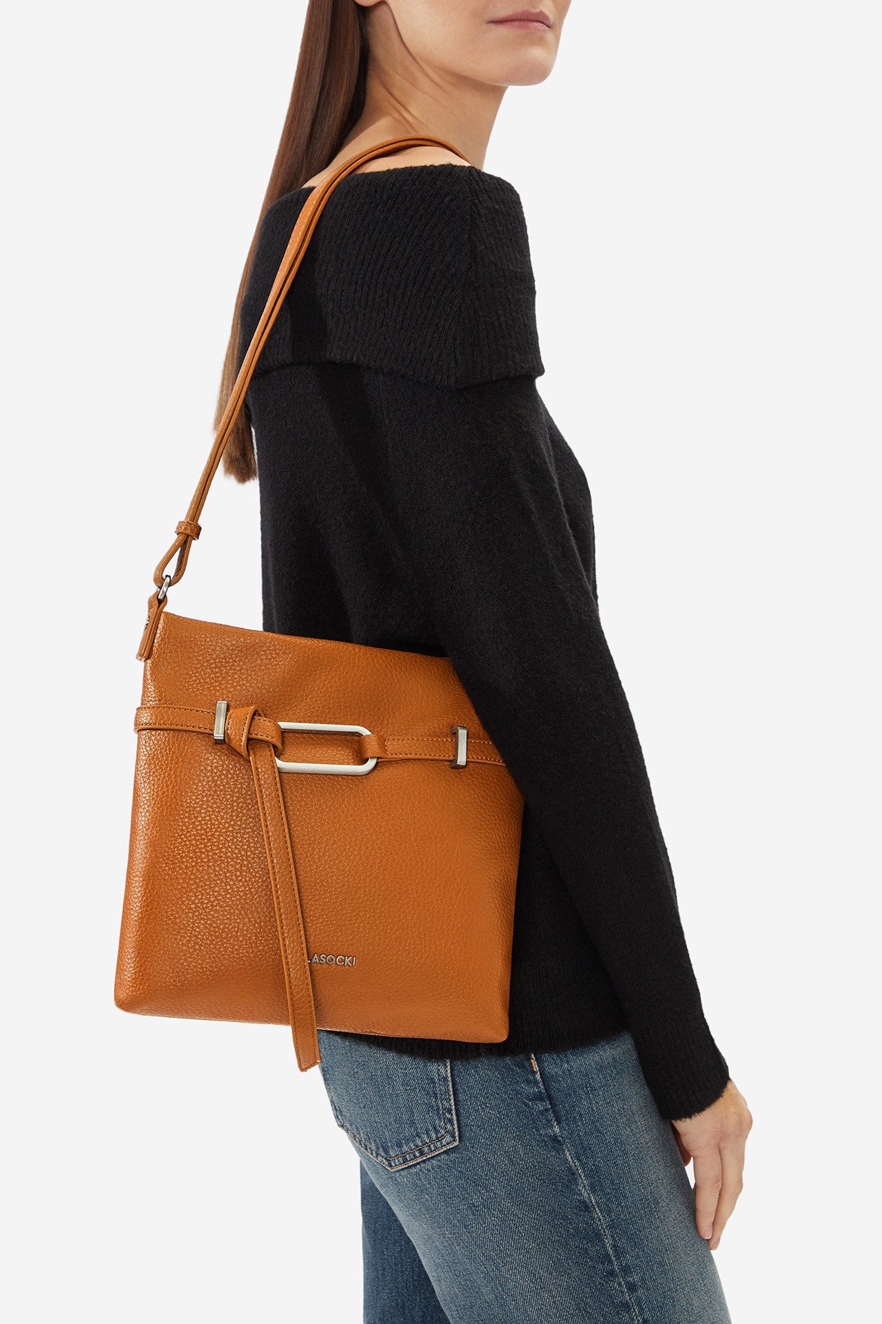 LASOCKI Handtasche Lasocki Kleine Tasche LSK-K-052-06 braun