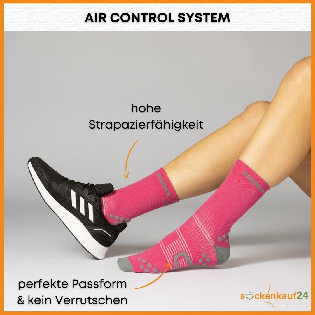 sockenkauf24 Laufsocken Sportsocken für Herren & Damen Laufsocken (3-Paar) Atmungsaktive Running Socks 50201P WP