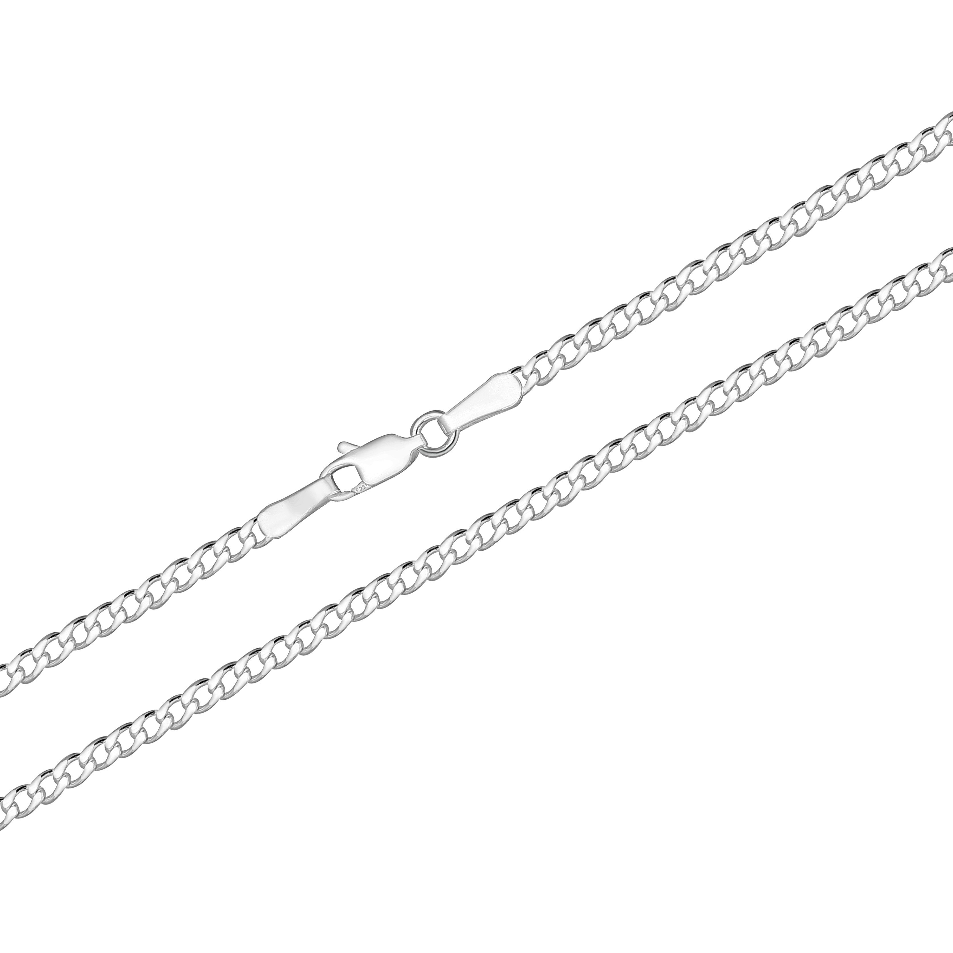 NAHLE Silberkette Panzerkette Collierkettchen 925 Silber Halskette (1-tlg., günstig online kaufen