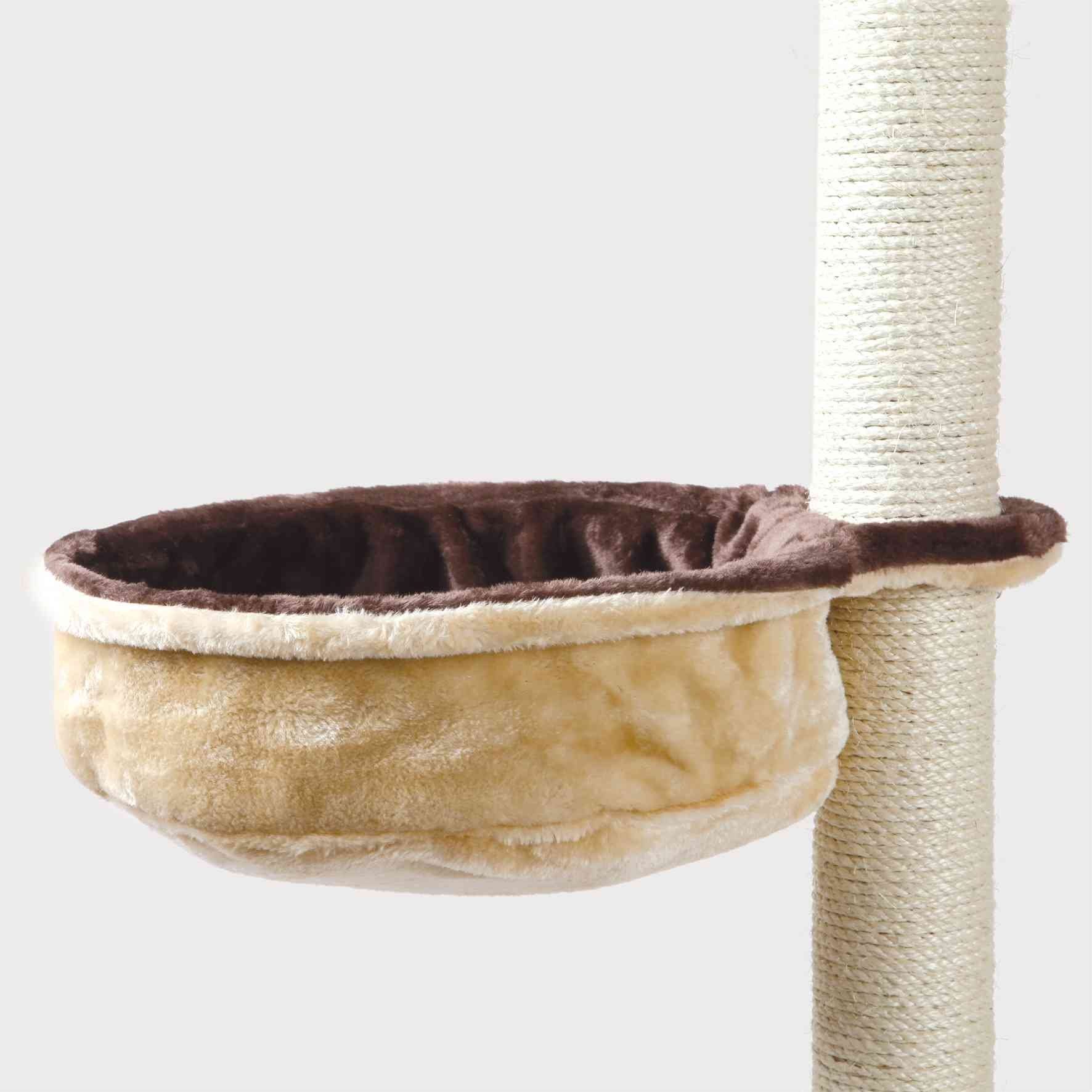 Kratzbaum-Liegemulde Trixie Kuschelsack für Kratzbäume mit Metallrahmen Farbe: beige/braun