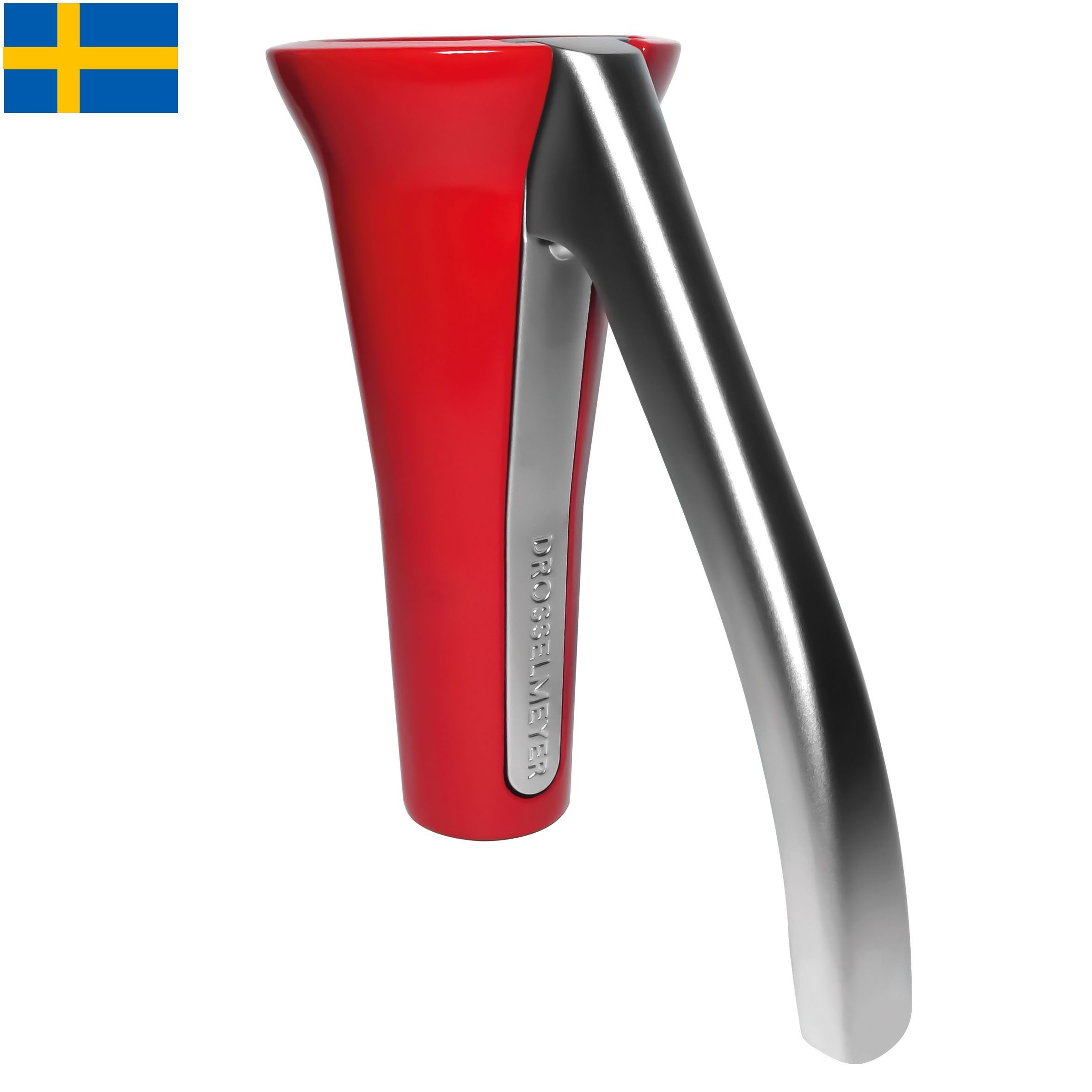 fast schwedischen knackt patentiertes im Hebelkonzept jede Nuss - Nussknacker eleganten Design Drosselmeyer Rot, Nussknacker -