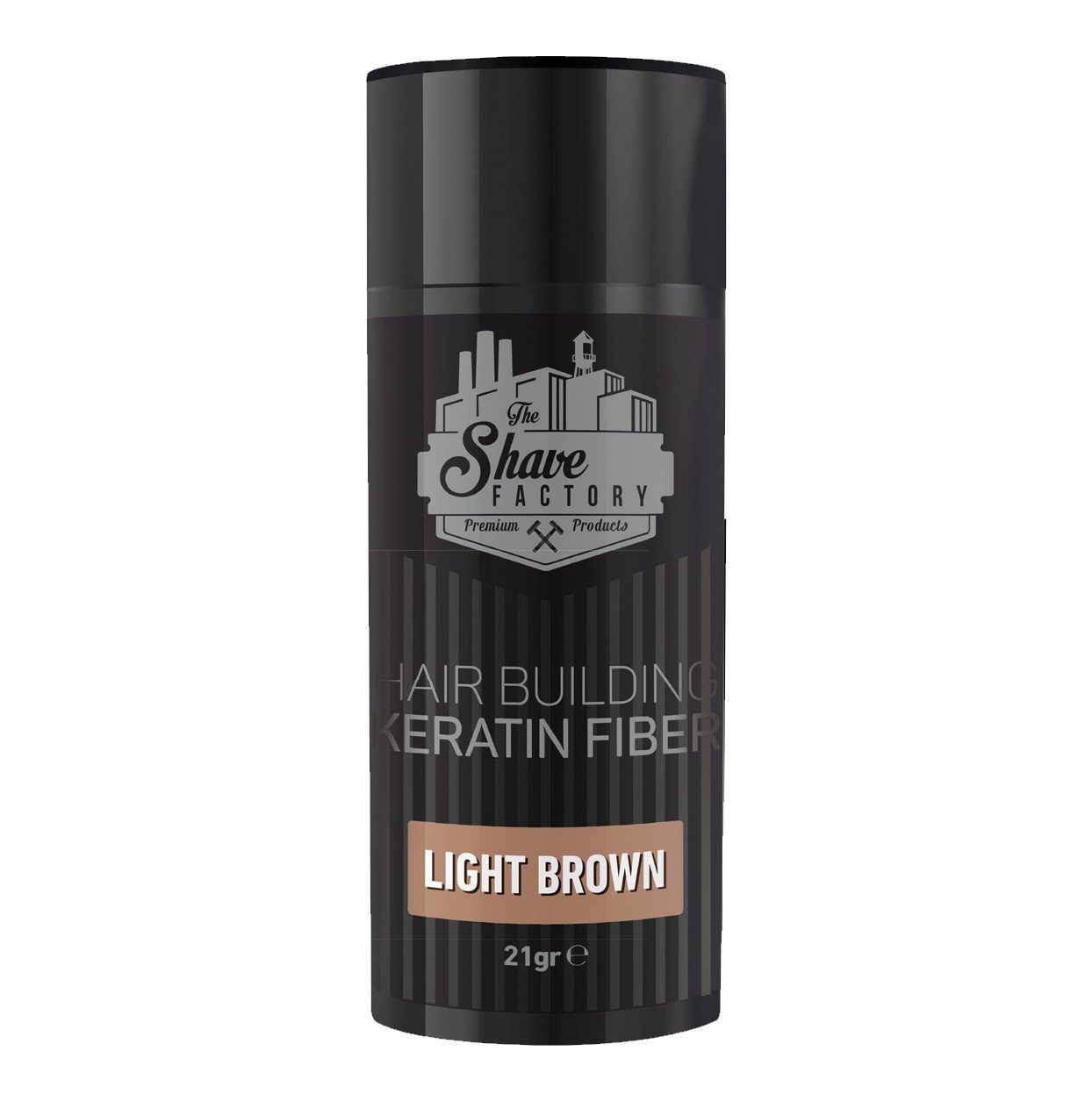 The Shave Factory Haarpuder The Shave Factory Hair Building Keratin Fiber 21g Light Brown