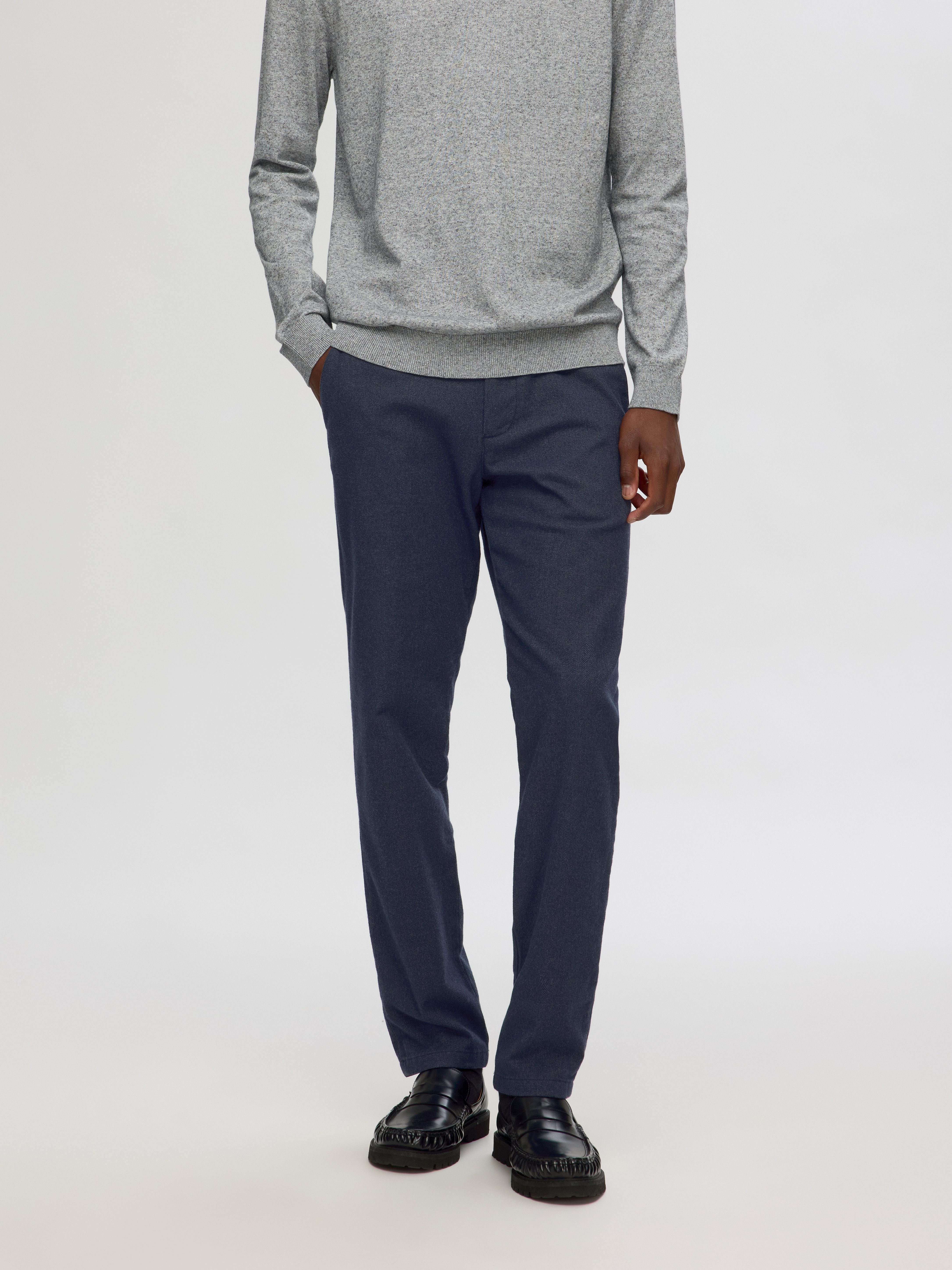 SELECTED HOMME Chinohose SLH175-SLIM MILES BRUSHED günstig online kaufen