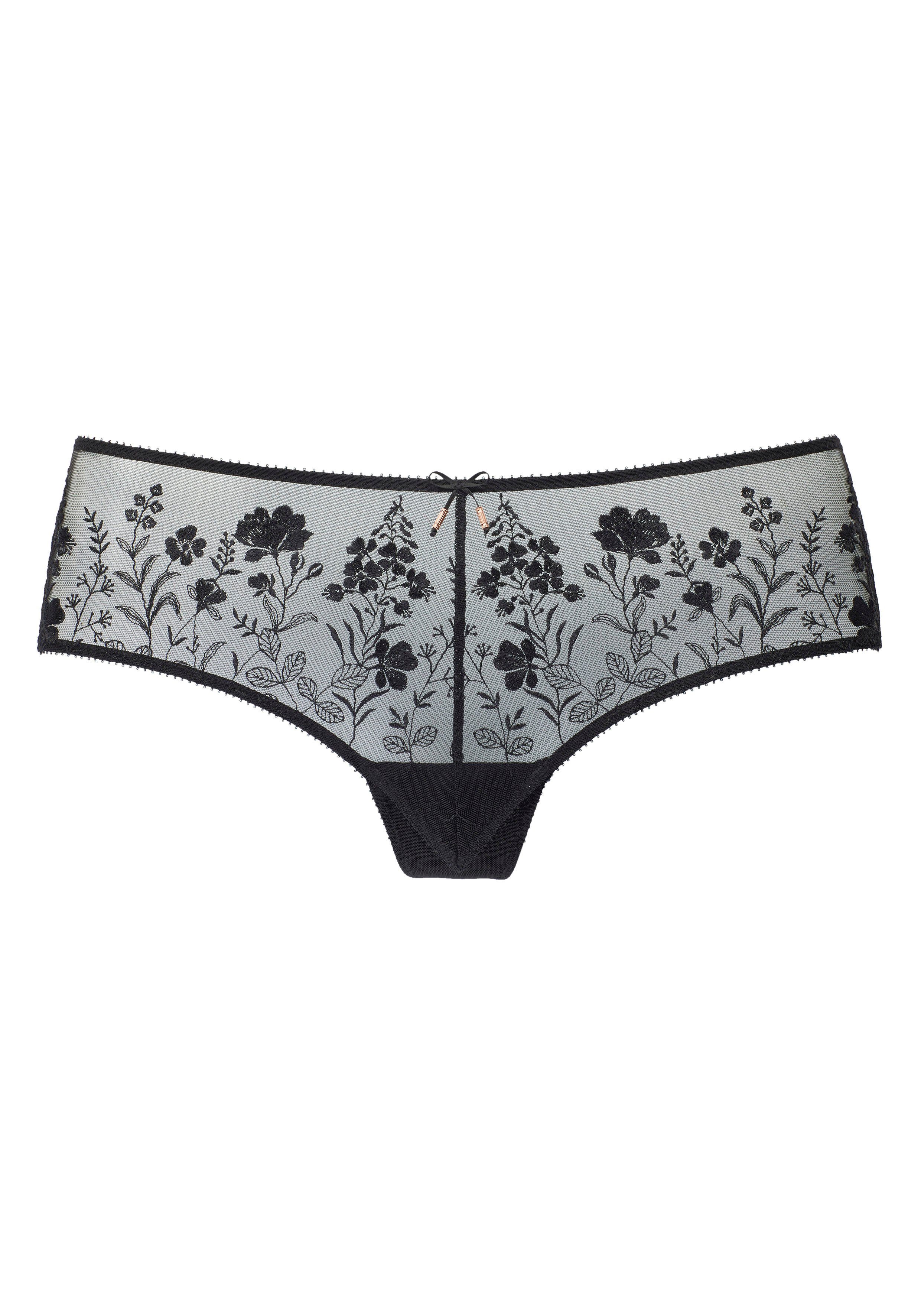 LASCANA Stringpanty Maria mit Blumen aus Stickereispitze, als Dessous-Set kombinierbar – Bild 2 von 5