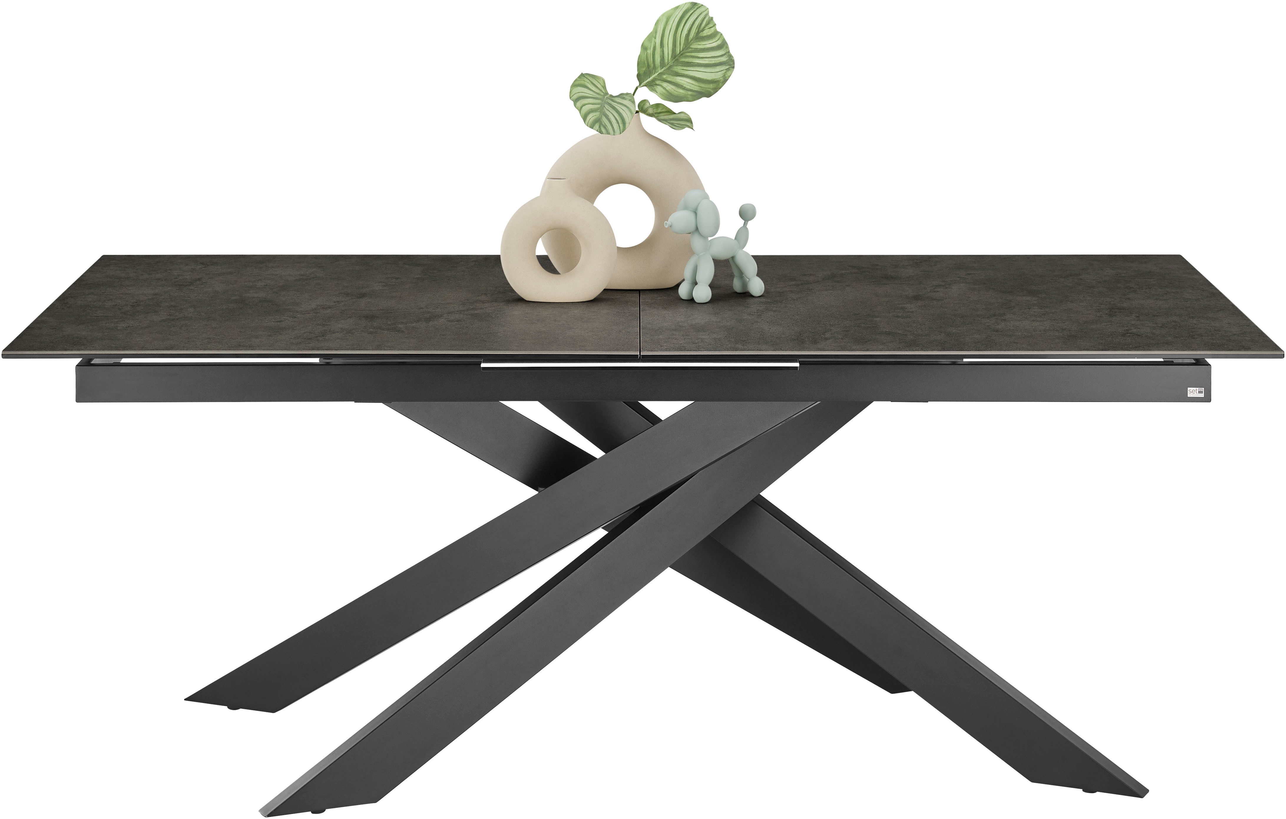 set one by Musterring Esstisch Baltimore, Platte aus Glas-Keramik, ausziehb günstig online kaufen