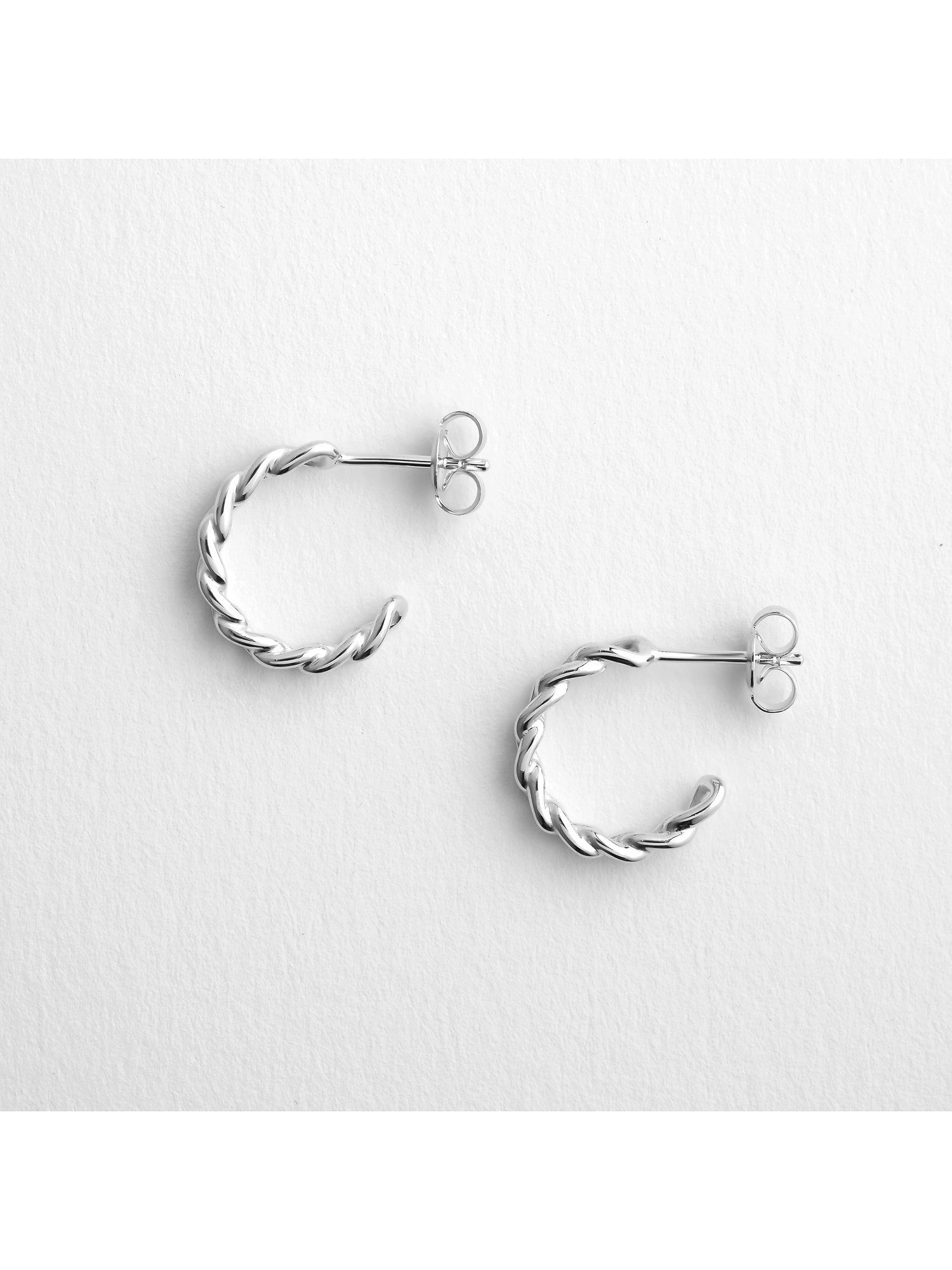 Esprit Paar Creolen ESPRIT Damen-Creolen 925er Silber (Paar), Flat Chain günstig online kaufen