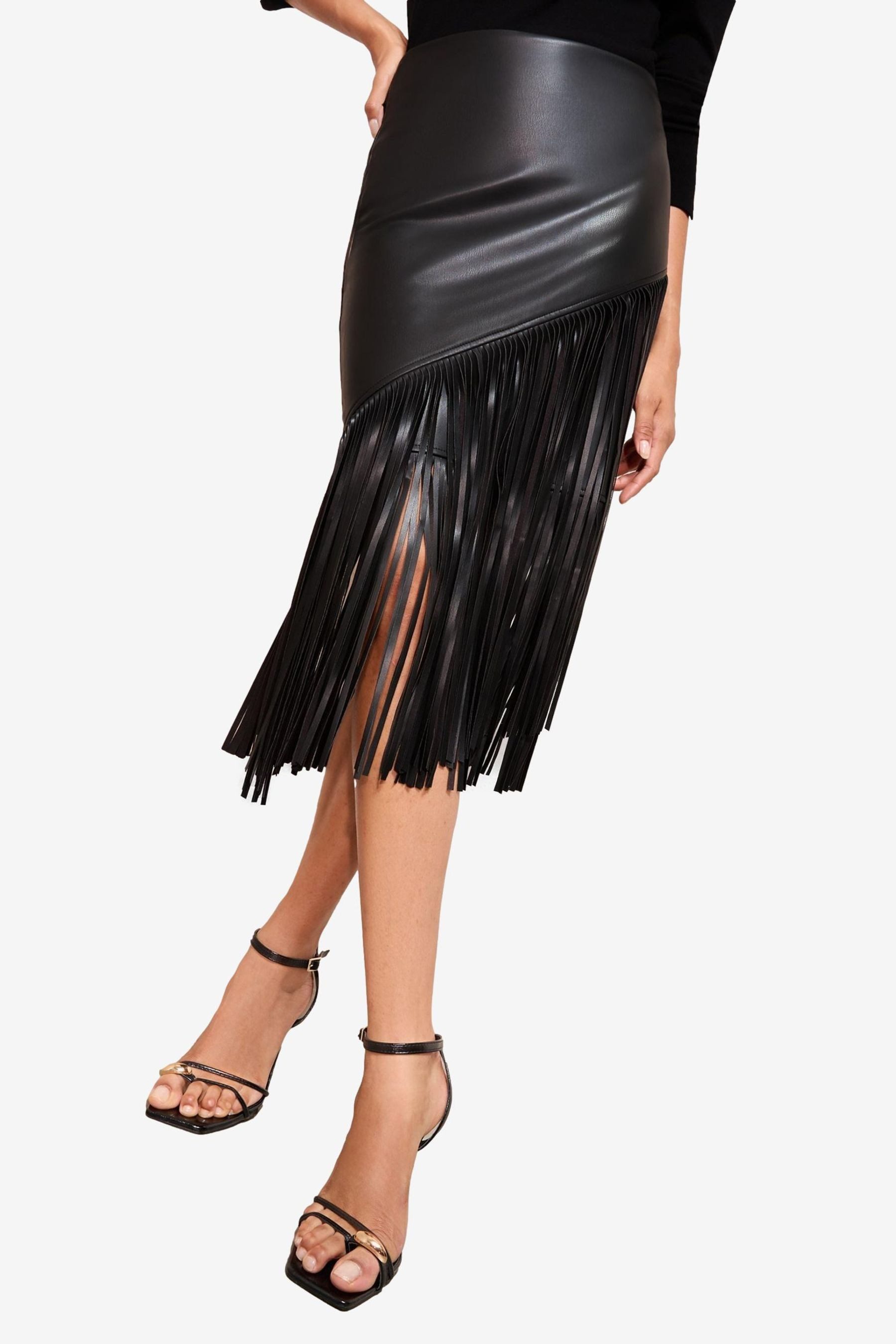 Friends Like These Midirock Friends Like These Midi-Rock in Lederoptik (1-t günstig online kaufen