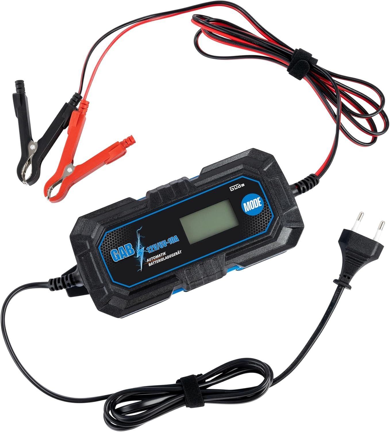 Güde Automatik Batterieladegerät GAB 12V/6V-10 A Inverter KFZ-Ladegerät Batterie-Ladegerät