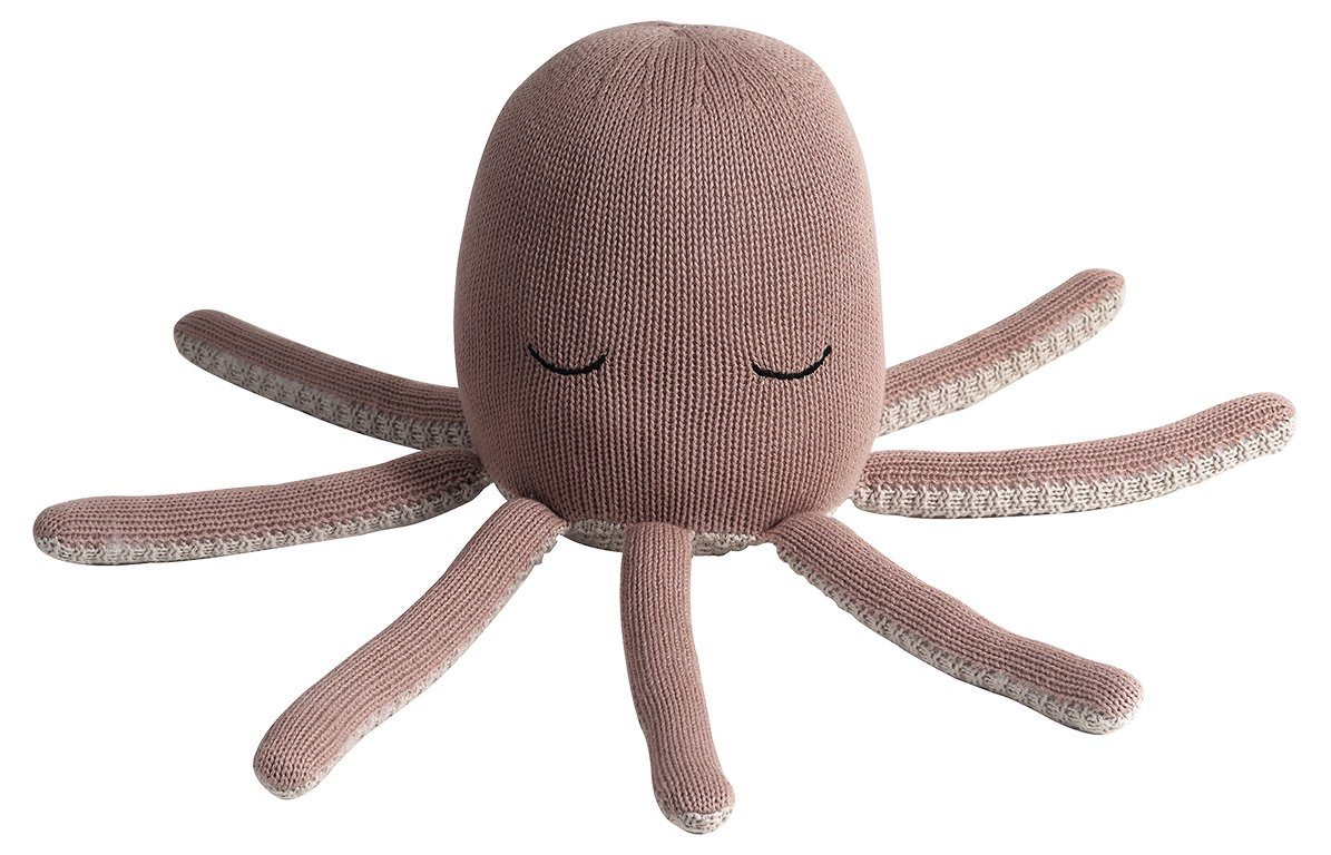 KINDSGUT Kuscheltier Kuscheltier Oktopus, aus 100% zertifizierter Baumwolle