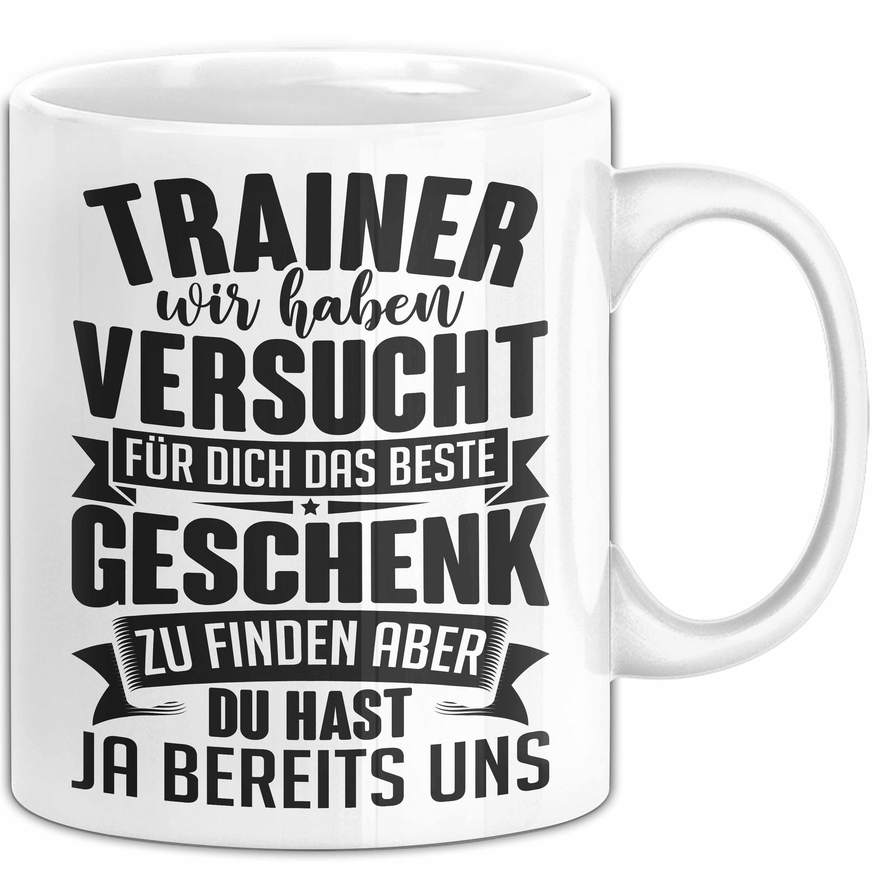 Tasse Co-Trainer Trainer Fußballtrainer Geschenk Tasse Geschenkidee für Trai